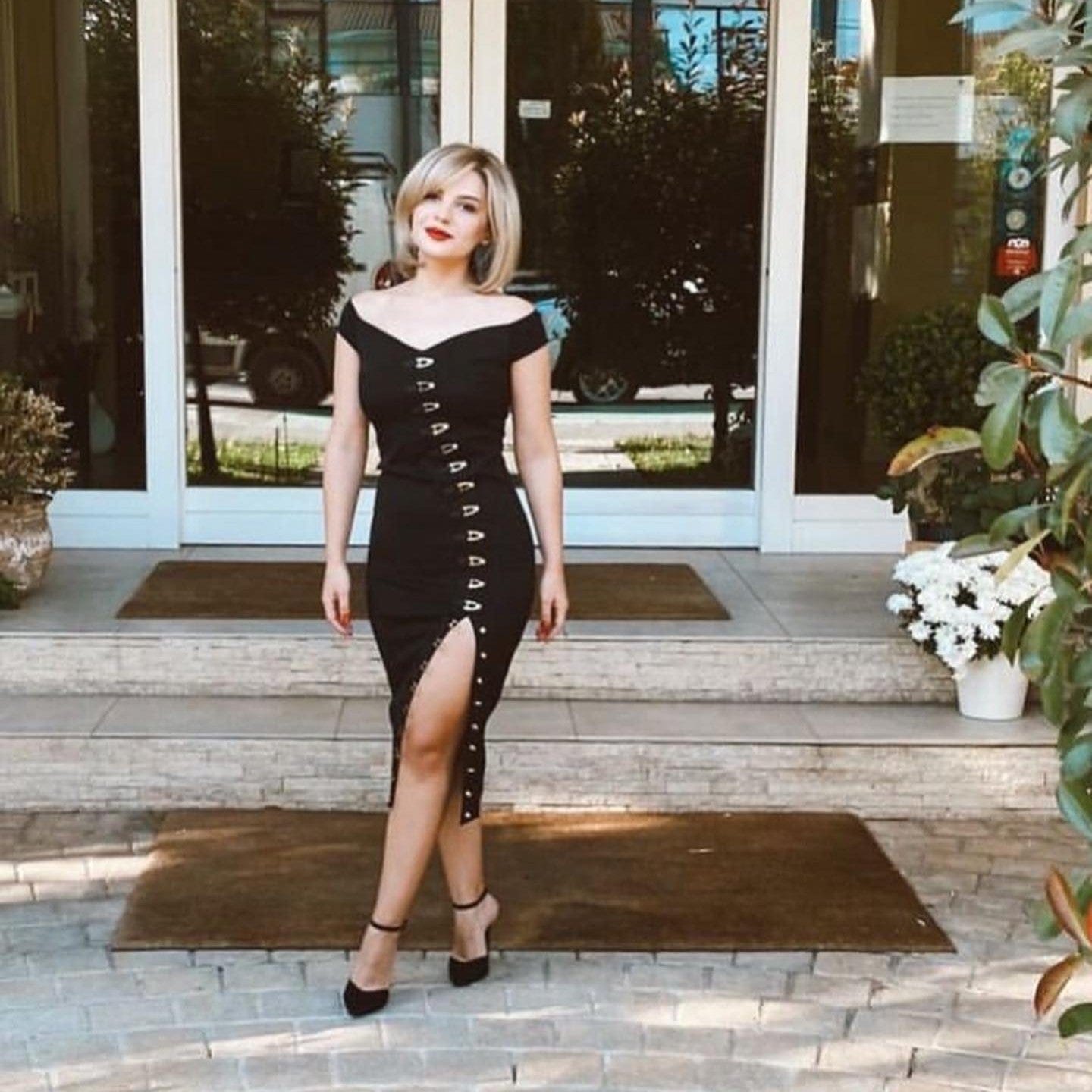 Ivy Dress Black made by MURMUR