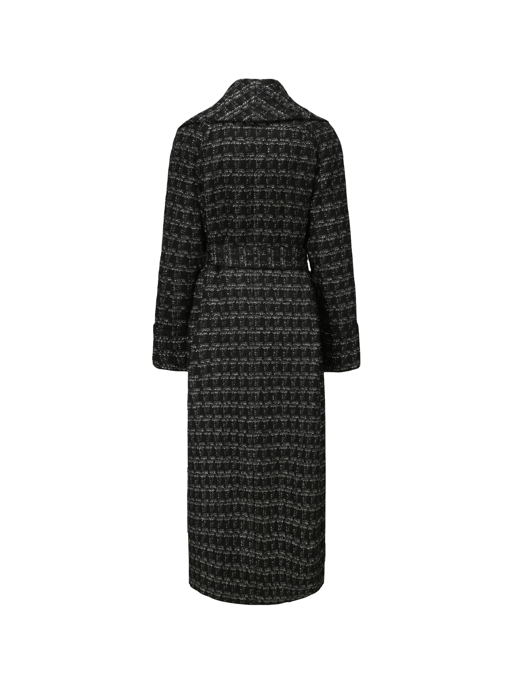 Emmeline Lapel Coat (Black) in Black made by Nana Jacqueline