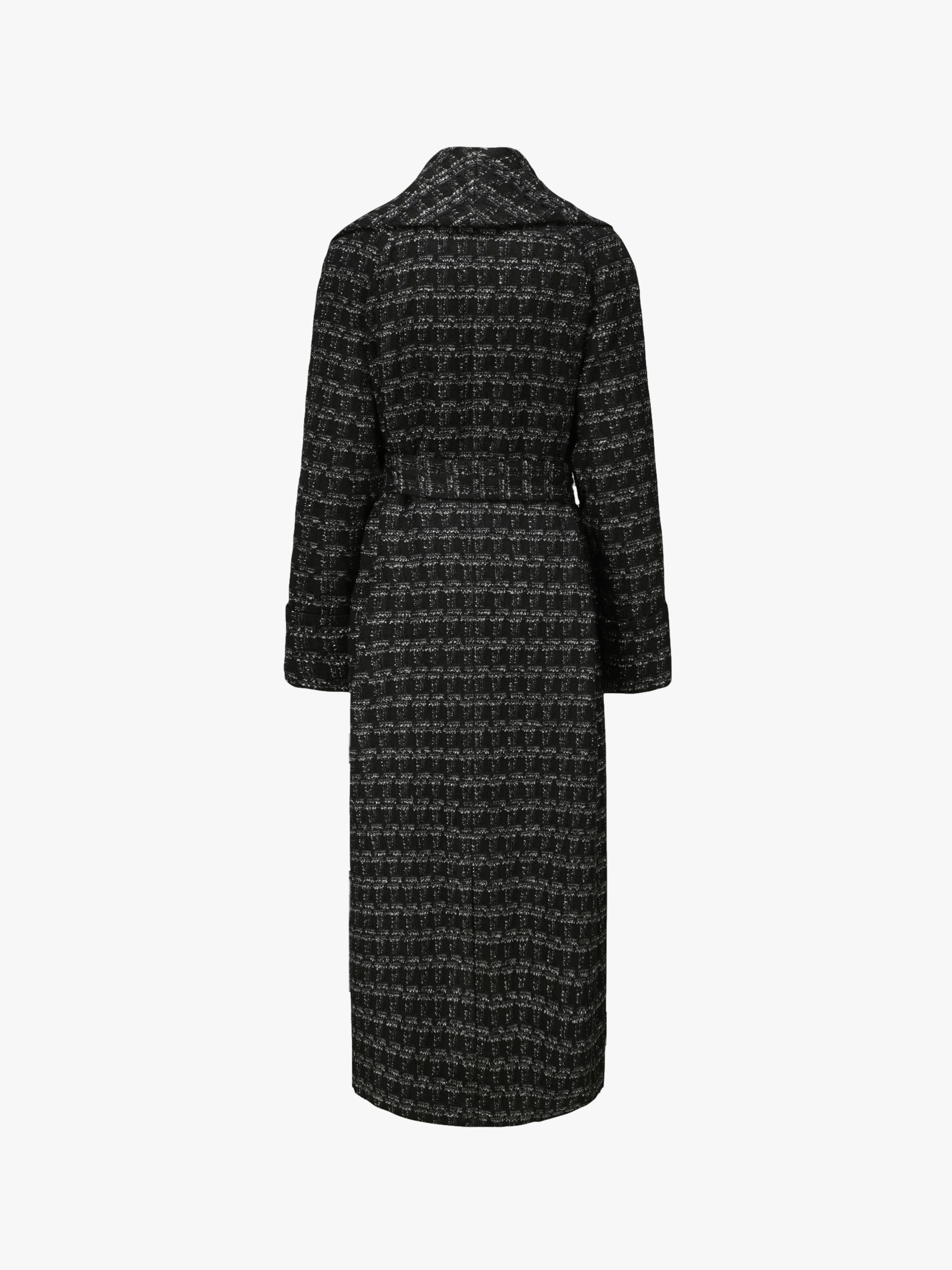 Emmeline Lapel Coat (Black) in Black made by Nana Jacqueline
