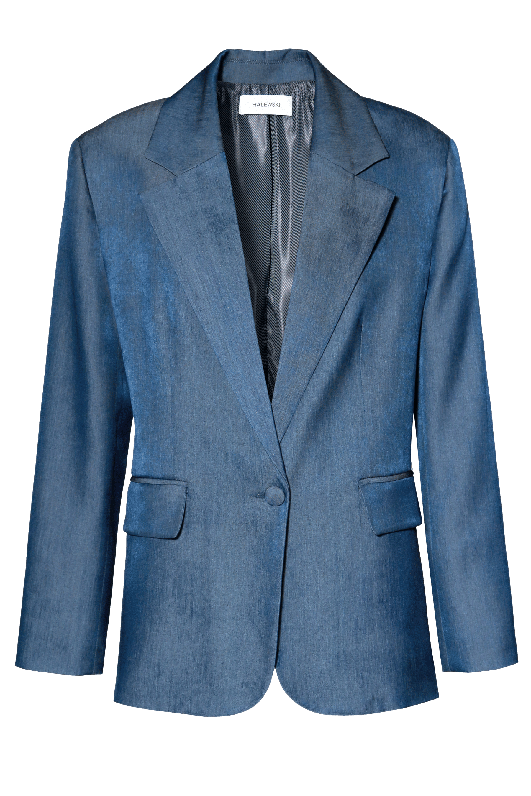 Blazer Tatiana Navy Denim made by HALEWSKI