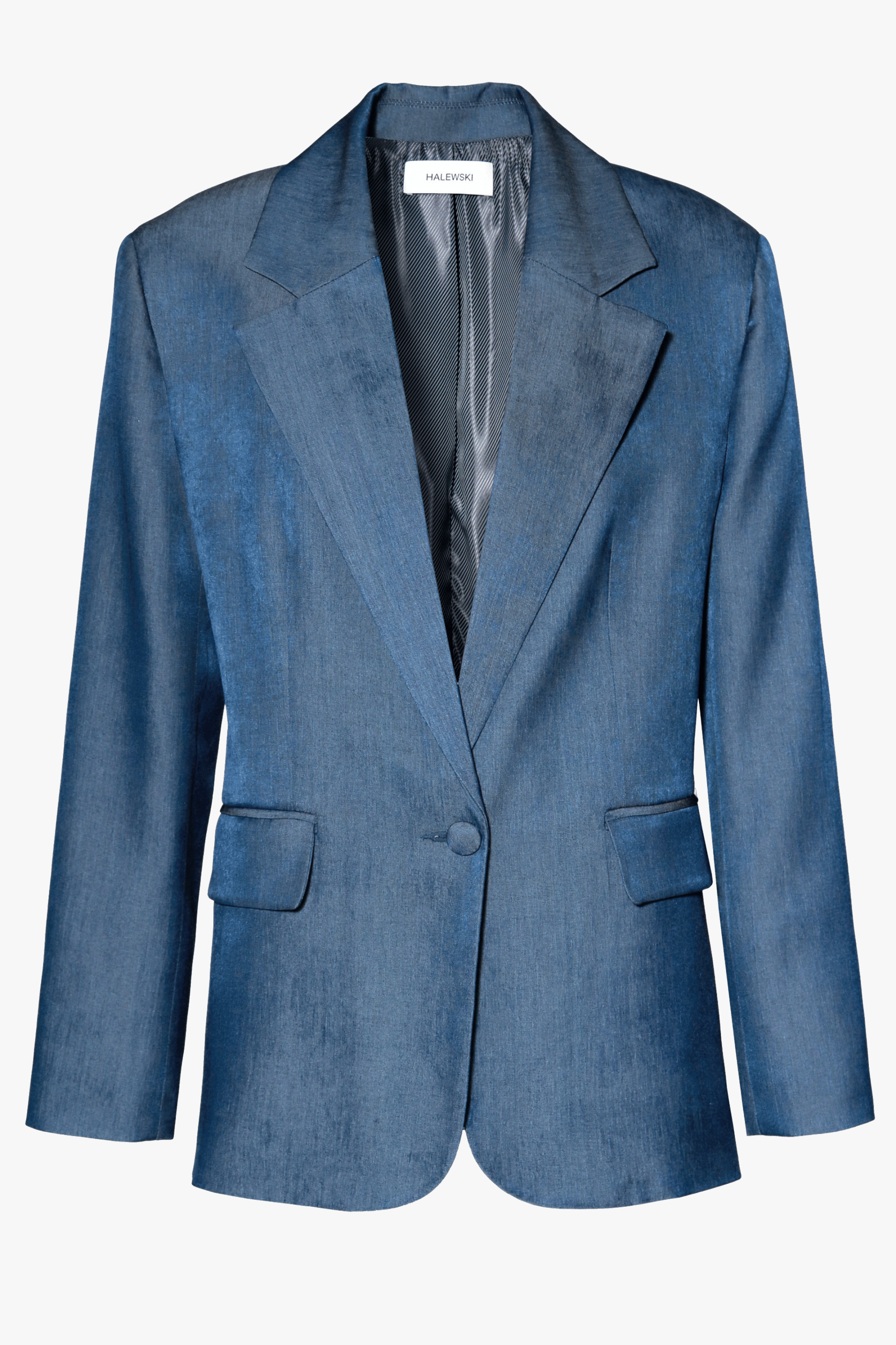 Blazer Tatiana Navy Denim made by HALEWSKI