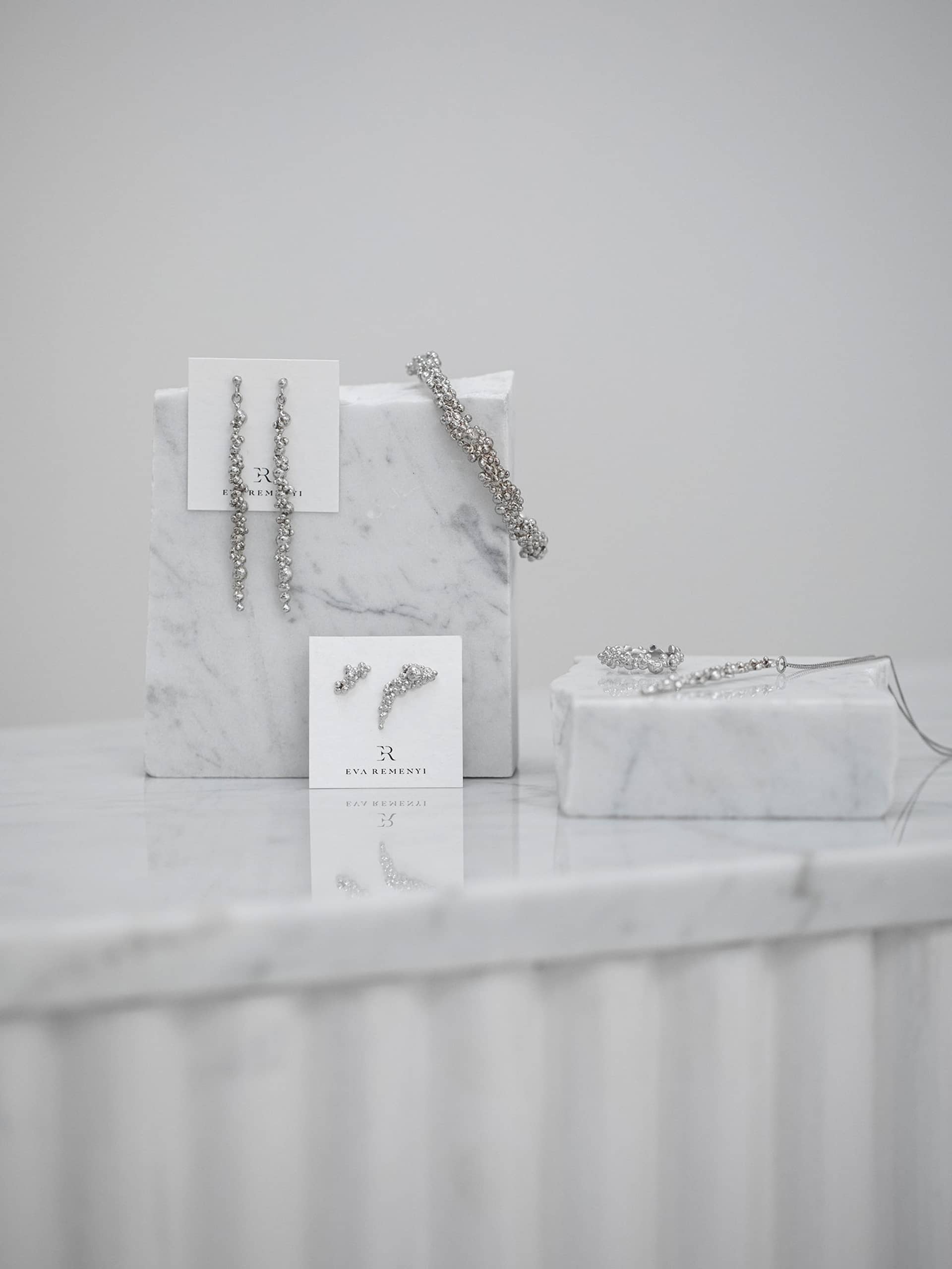 Céleste Deux Bracelet Silver made by Eva Remenyi