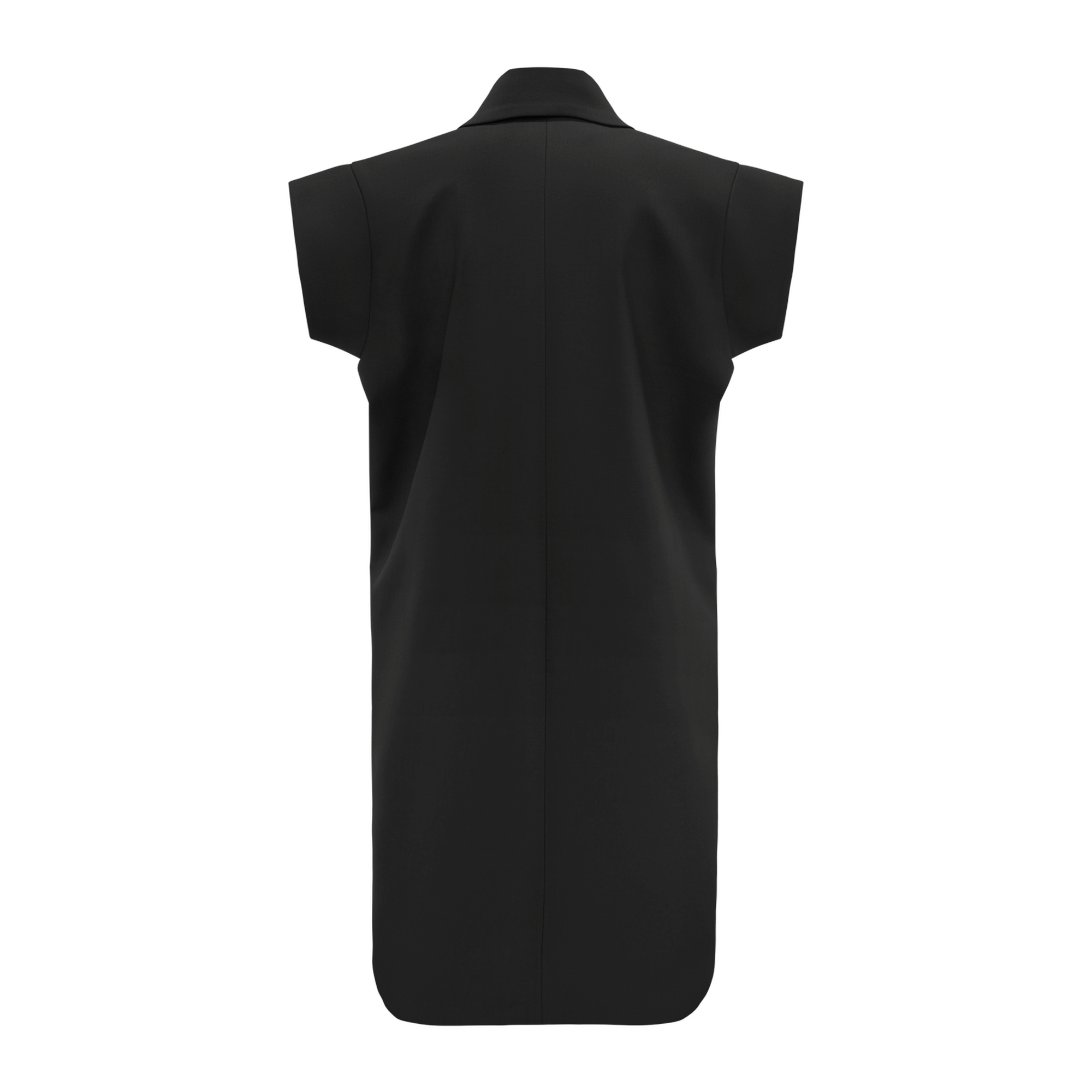 Long Sleeveless Vest made by YAVORSKA