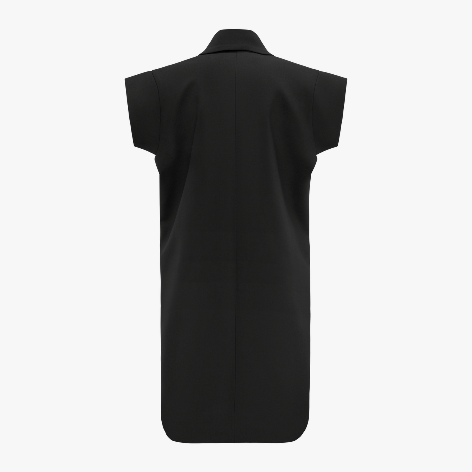 Long Sleeveless Vest made by YAVORSKA