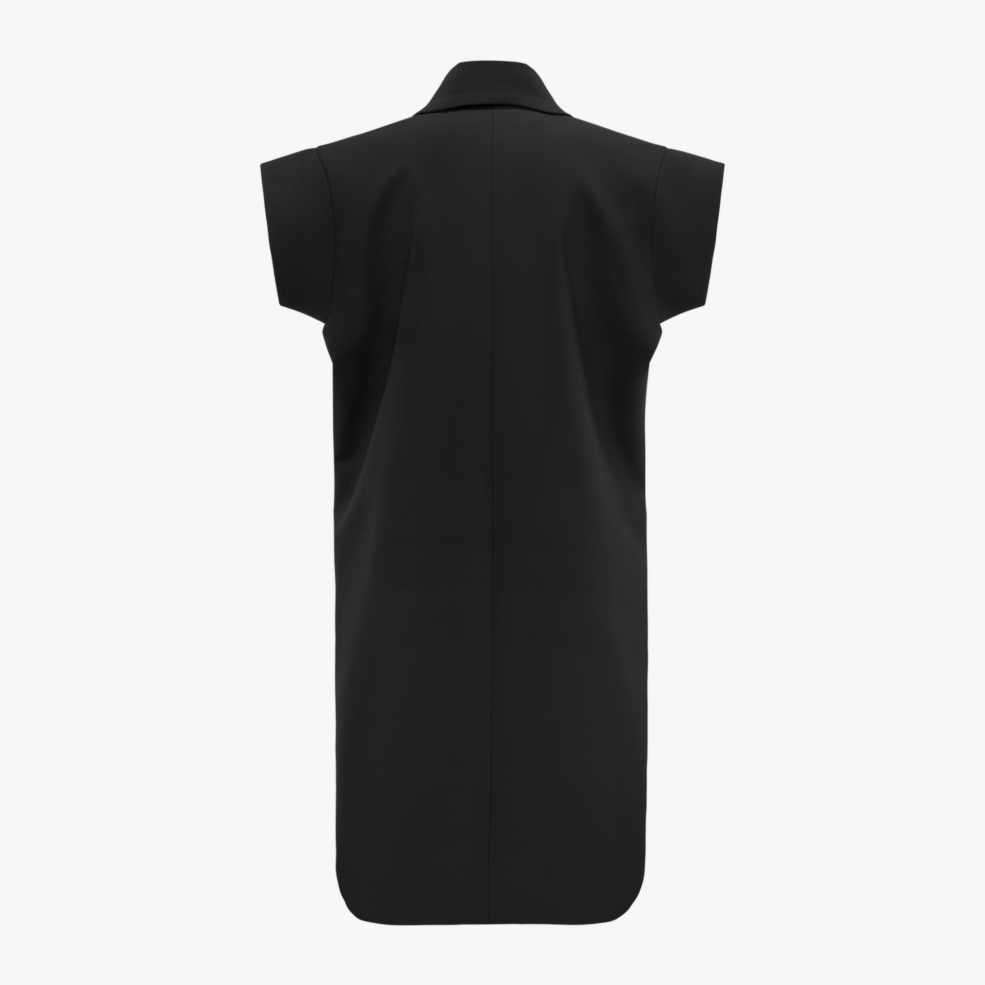 Long Sleeveless Vest made by YAVORSKA