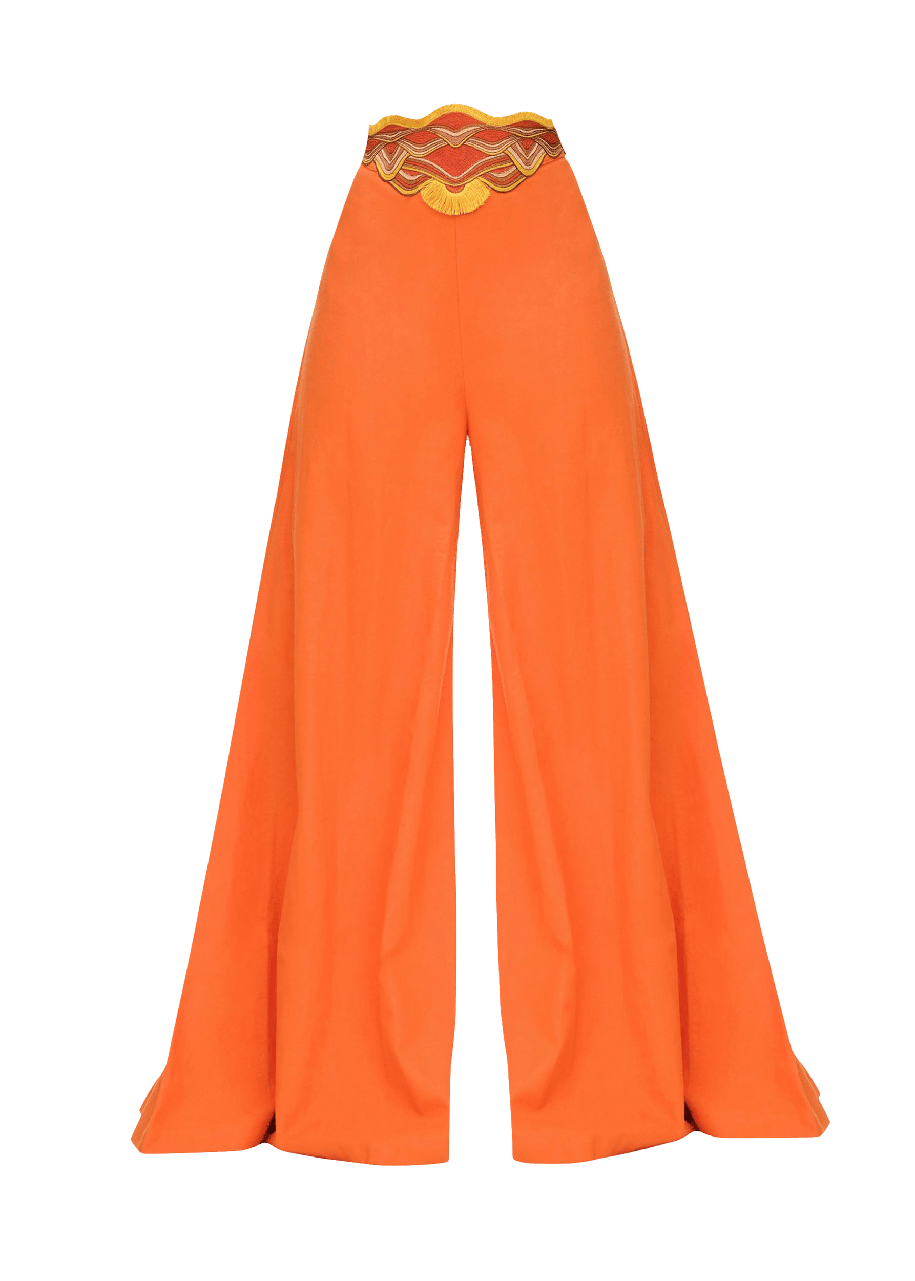 ILO PANTS - CLAY in Orange made by Andrea Iyamah