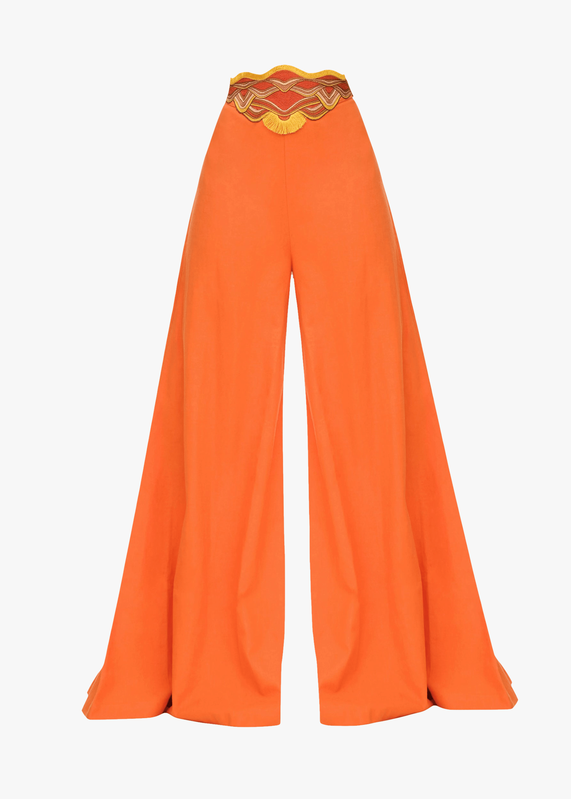 ILO PANTS - CLAY in Orange made by Andrea Iyamah