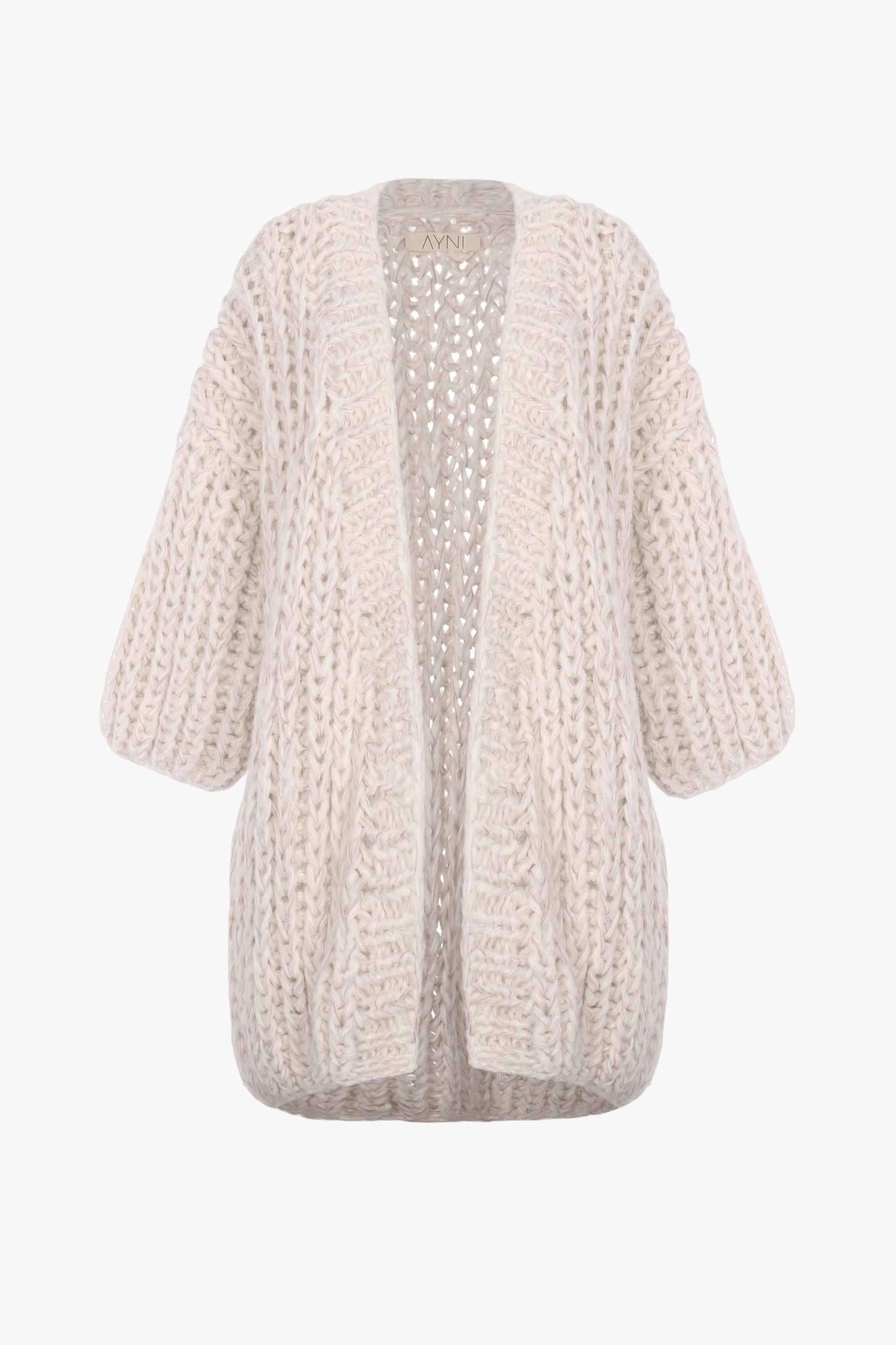 KONI Cardigan (30% OFF) in Beige made by AYNI