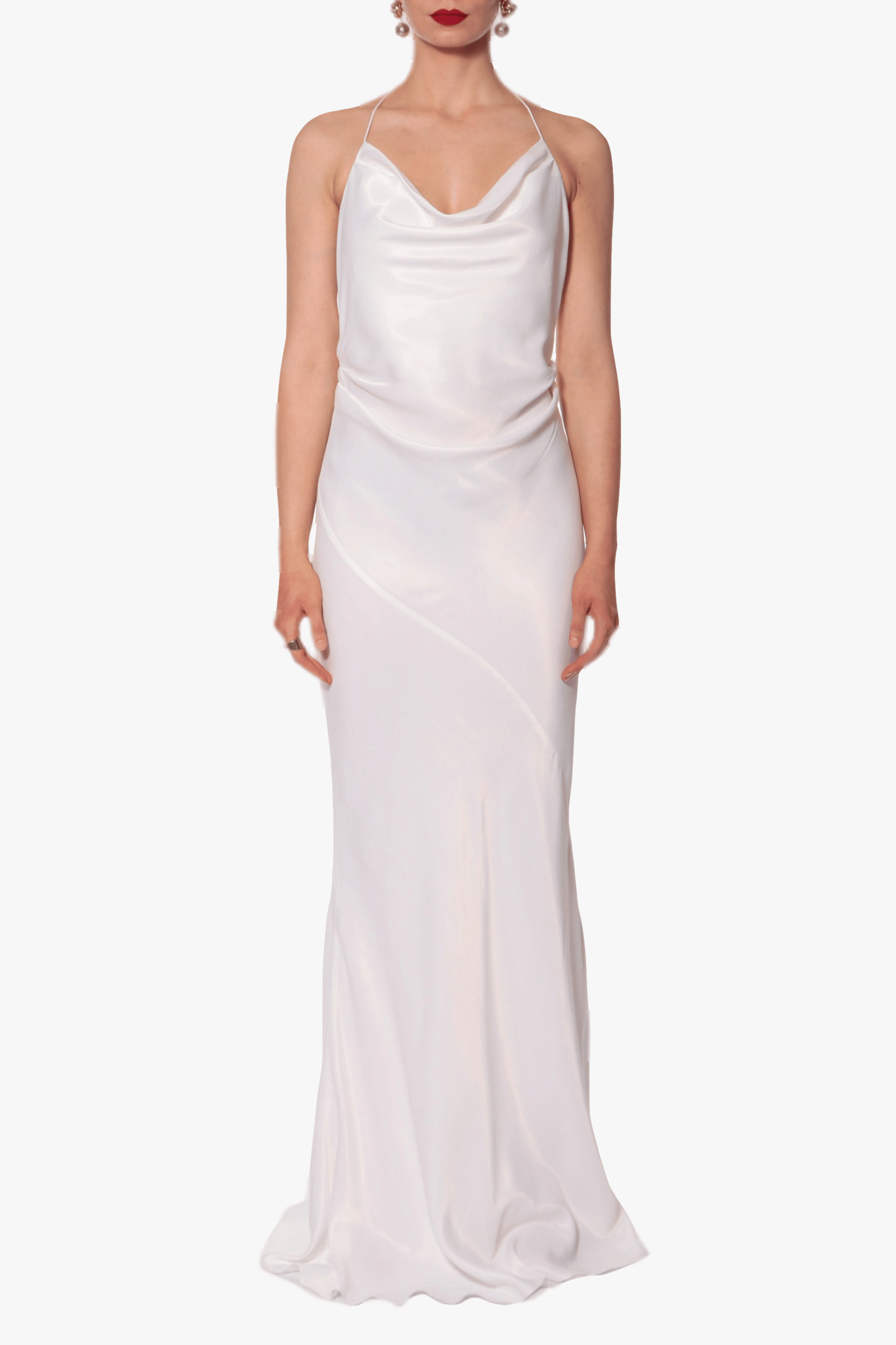 Dress Melanie Off White made by HALEWSKI