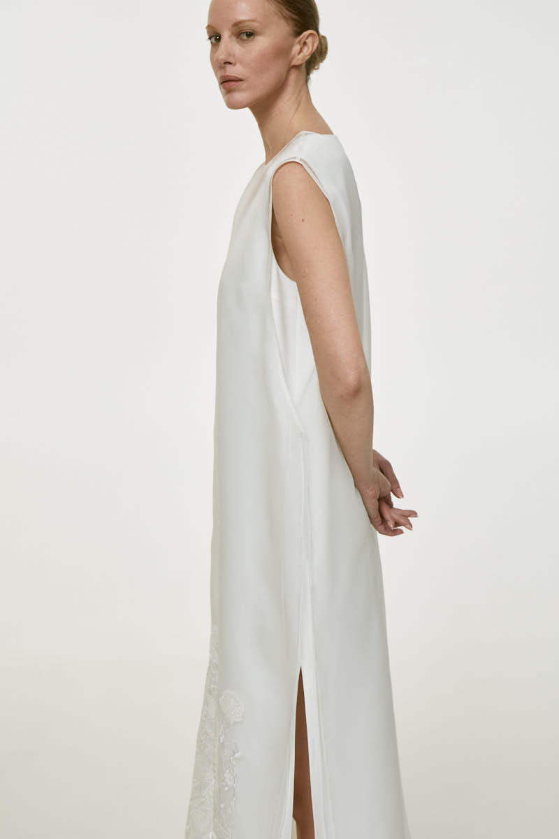 NAKED MILK DRESS made by DELEGAN Clothes