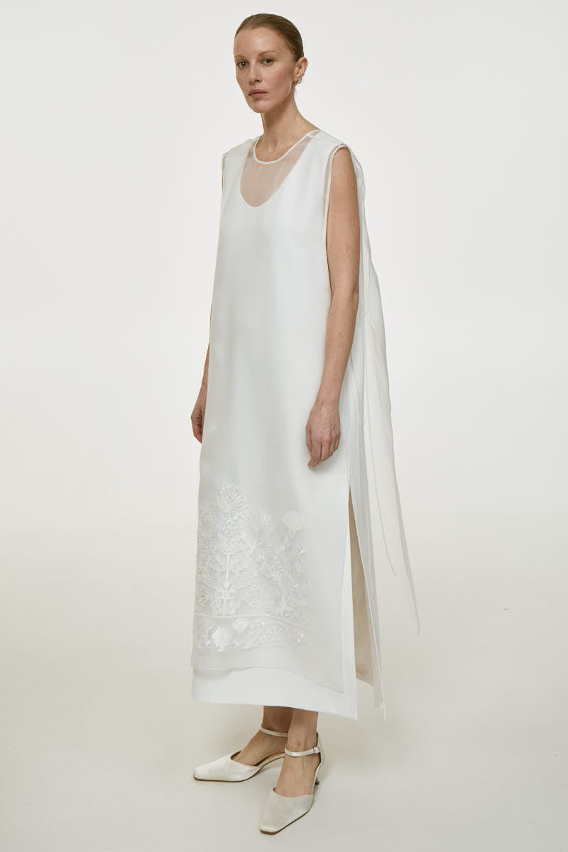 NAKED MILK DRESS made by DELEGAN Clothes