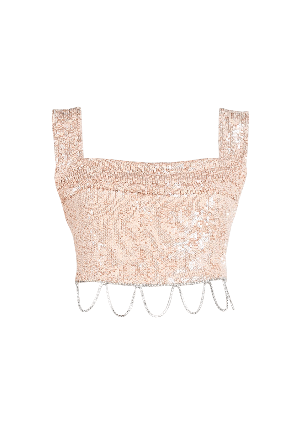 Eva sequined crop top made by Monika Dimova