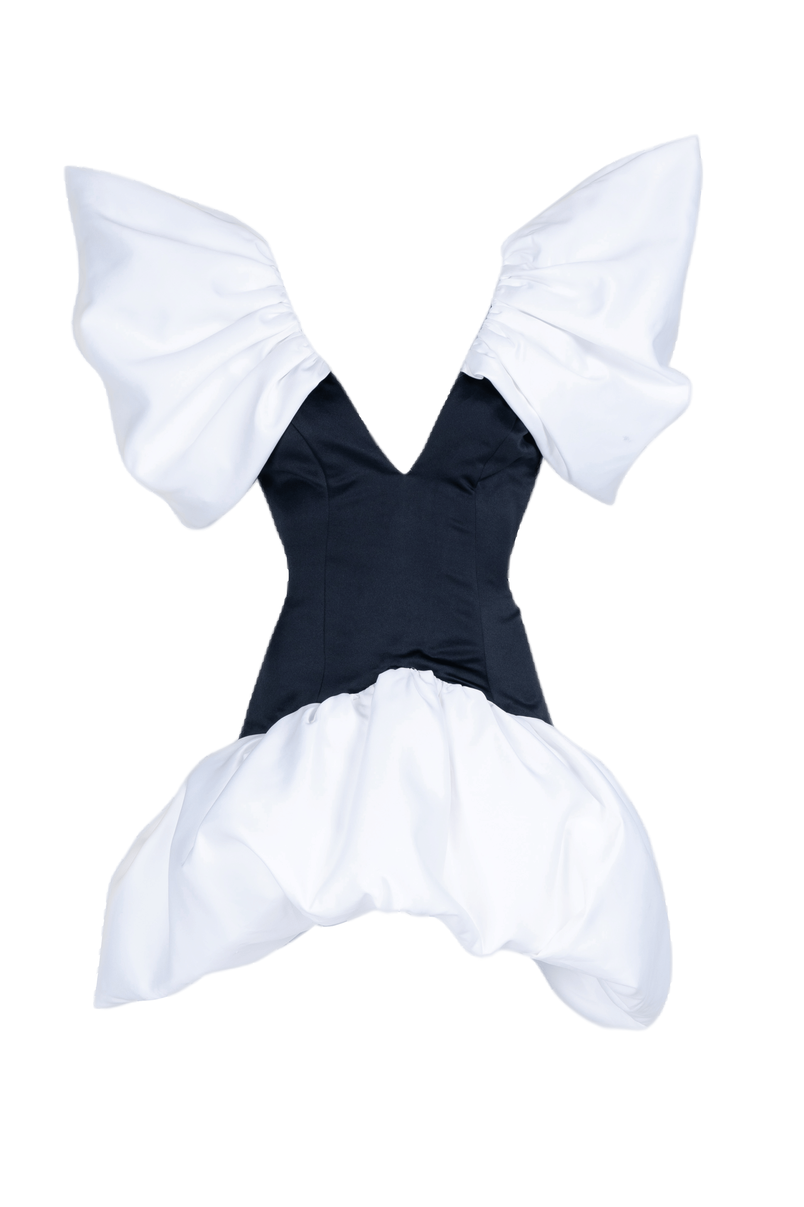 Monochrome Dress made by JUSTIN TONG