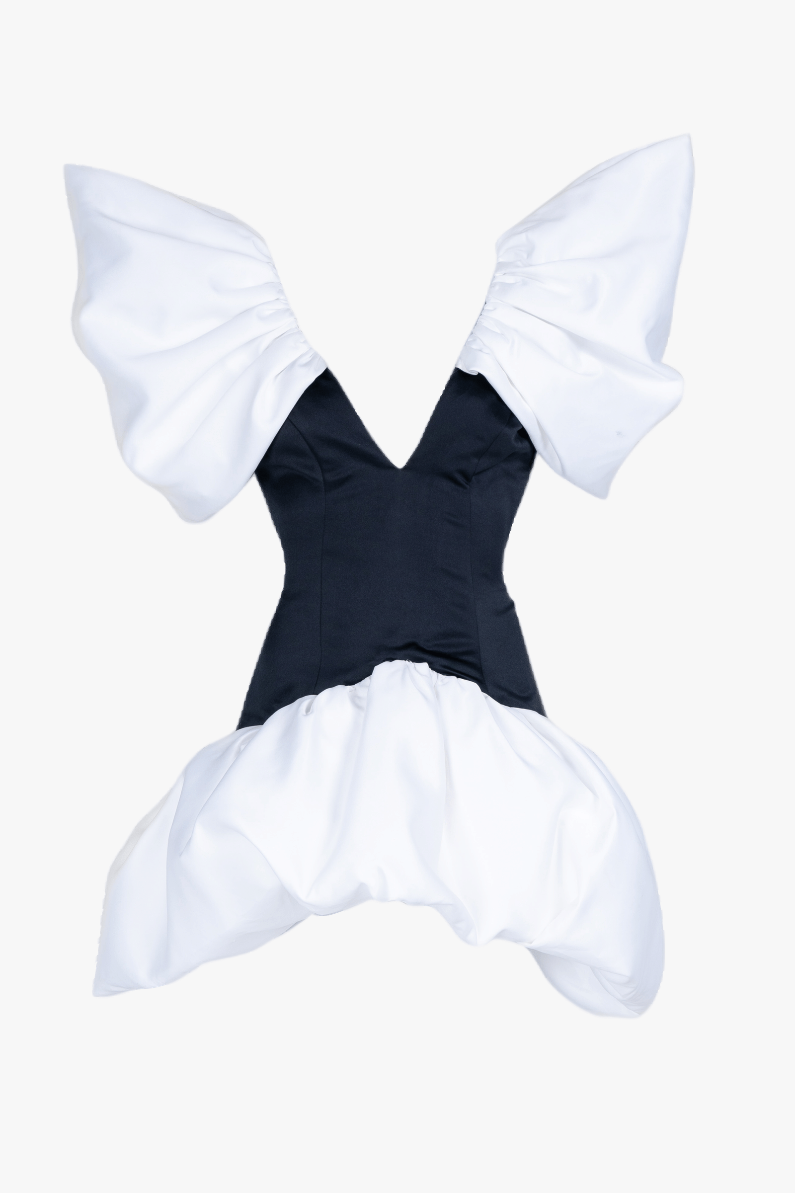 Monochrome Dress made by JUSTIN TONG