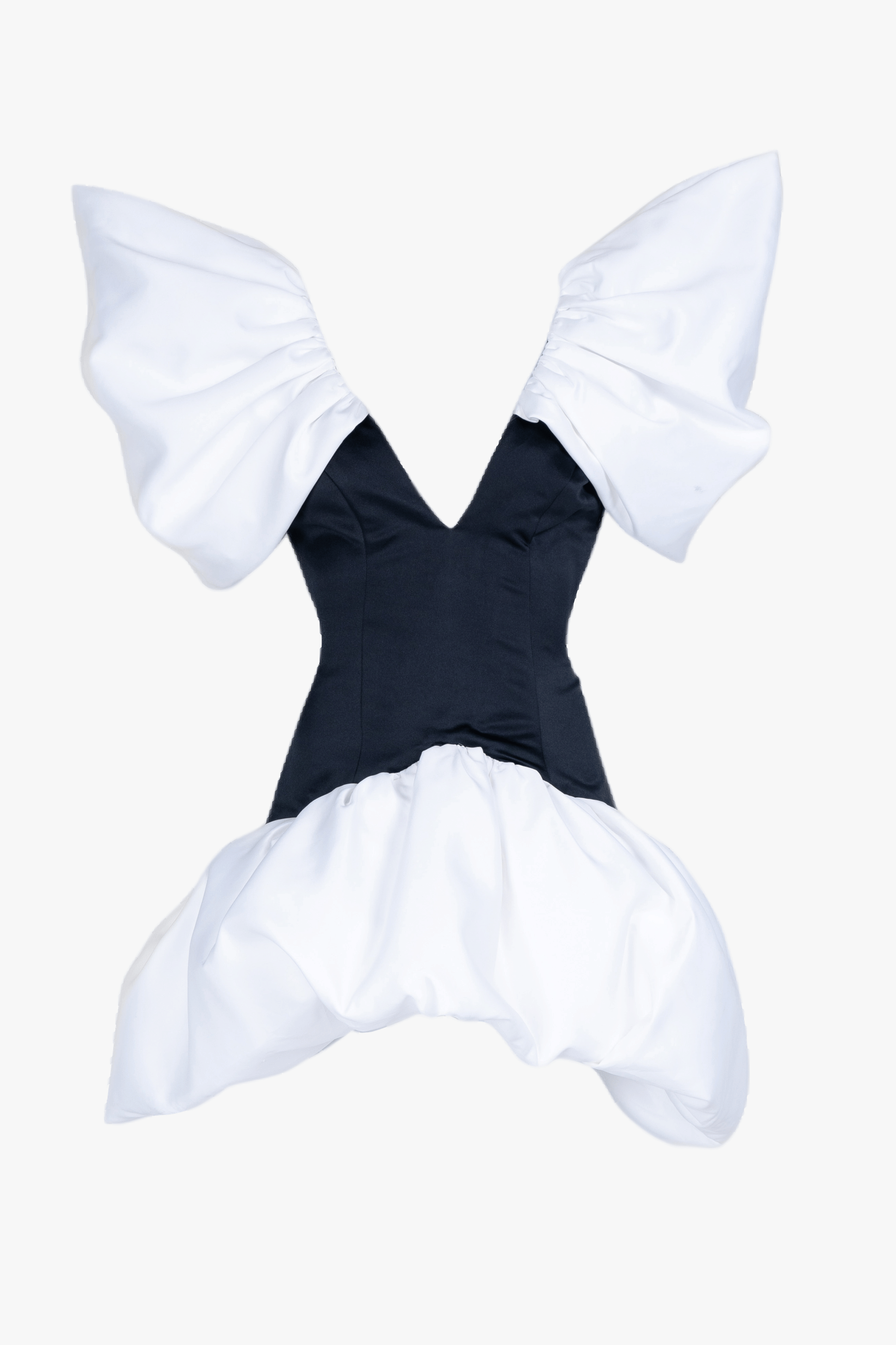 Monochrome Dress made by JUSTIN TONG