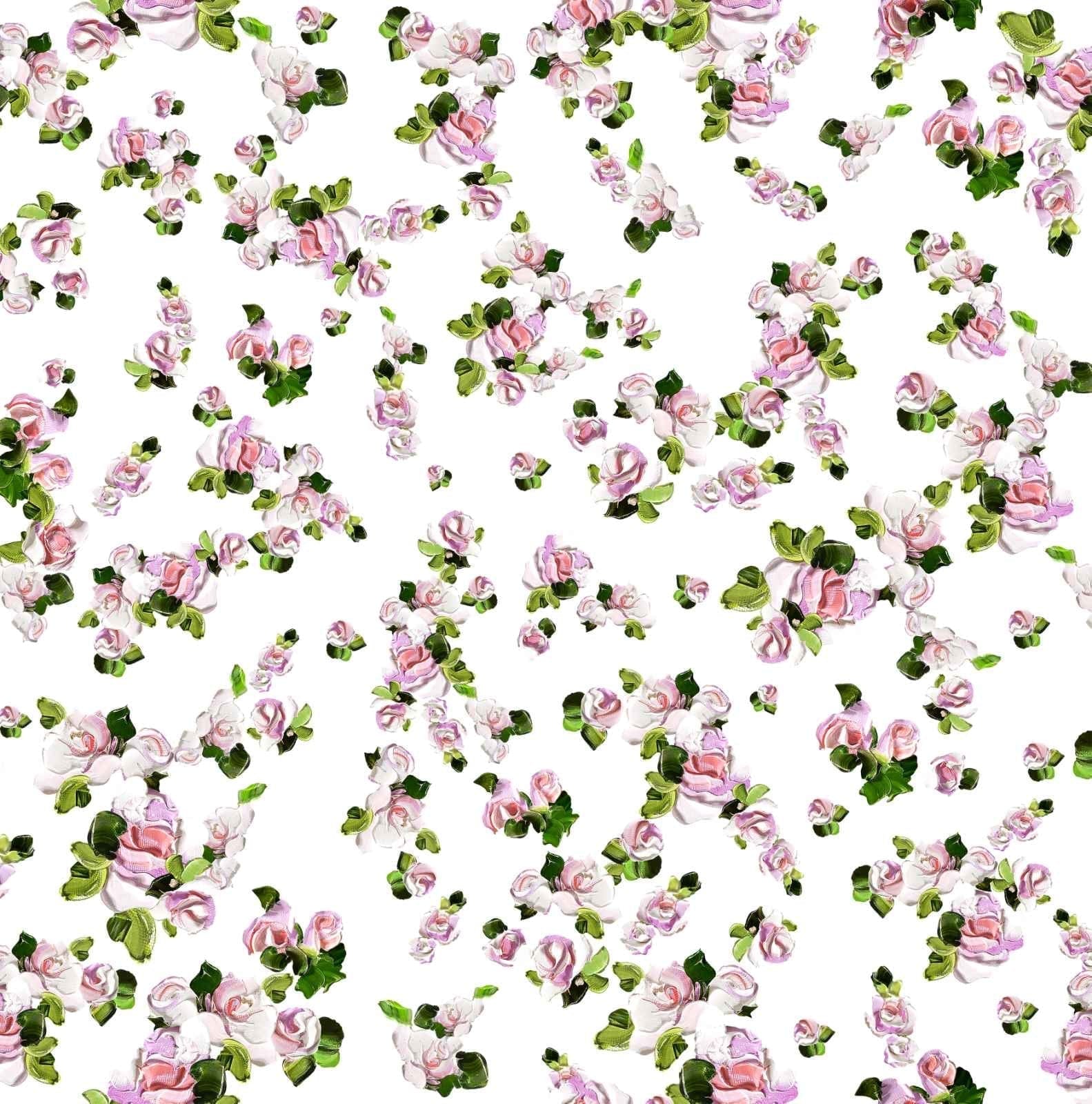 Apple Blossom Tender floral maxi tie-strap dress made by Milla