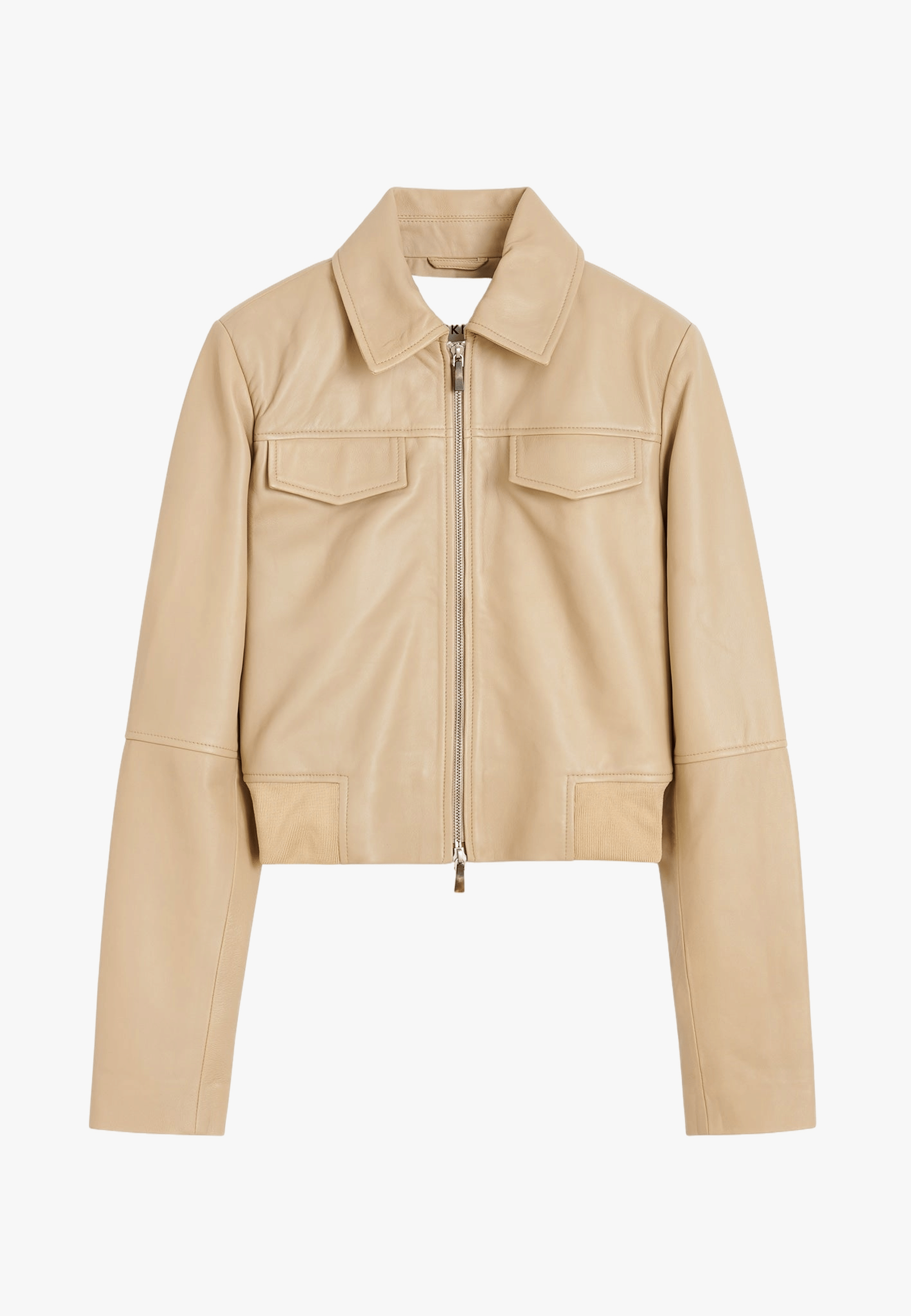 Joelle Leather Jacket - Creme made by HERSKIND