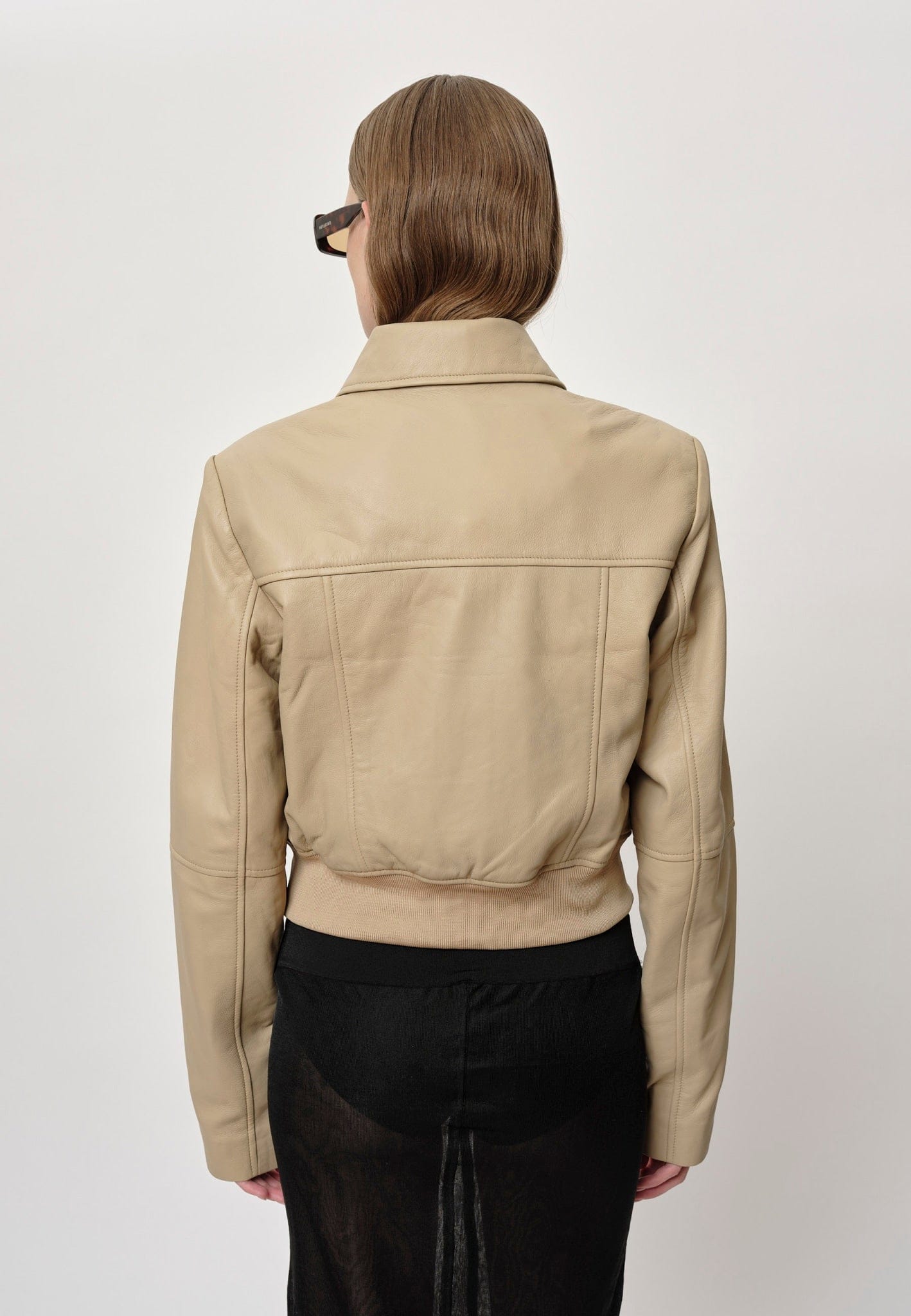 Joelle Leather Jacket - Creme made by HERSKIND