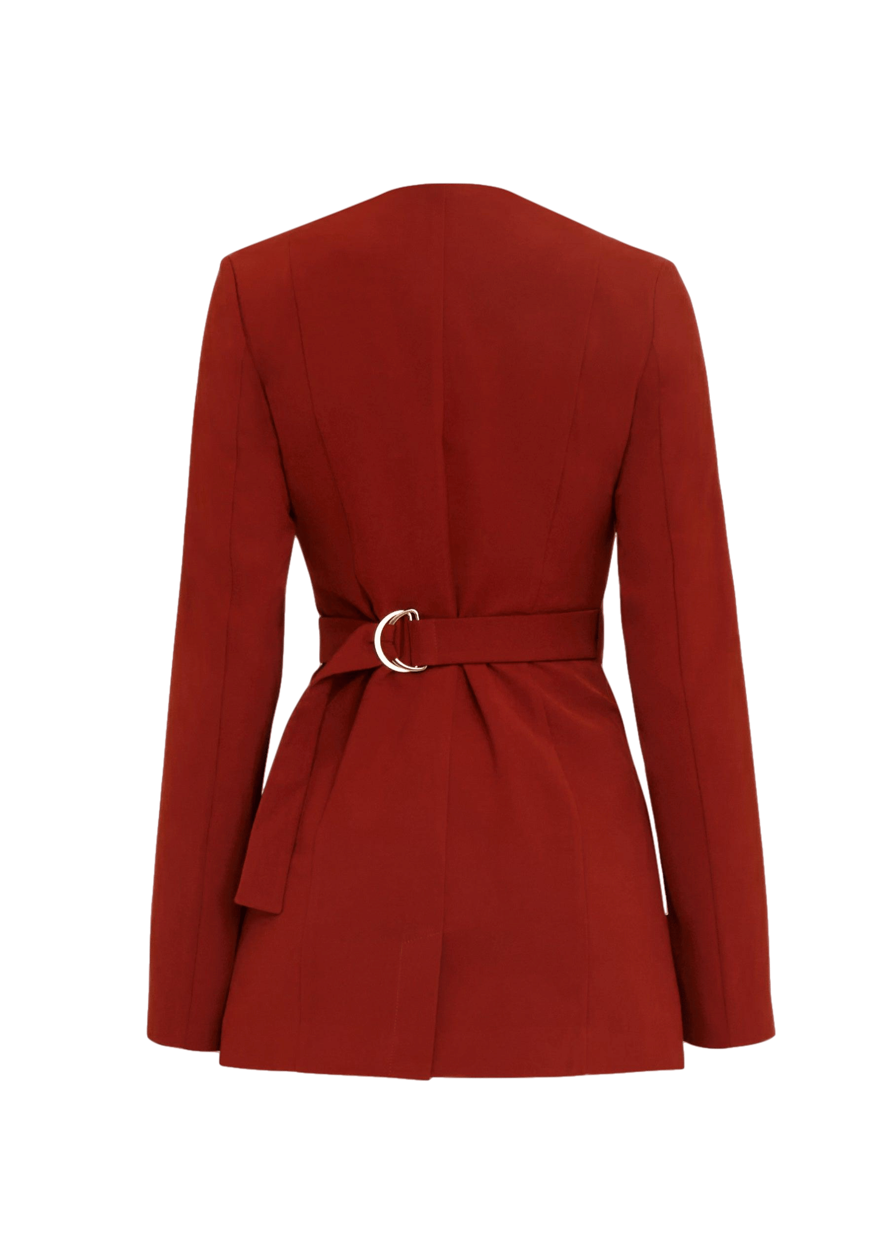 VIRA POMEGRANATE BLAZER made by Andrea Iyamah