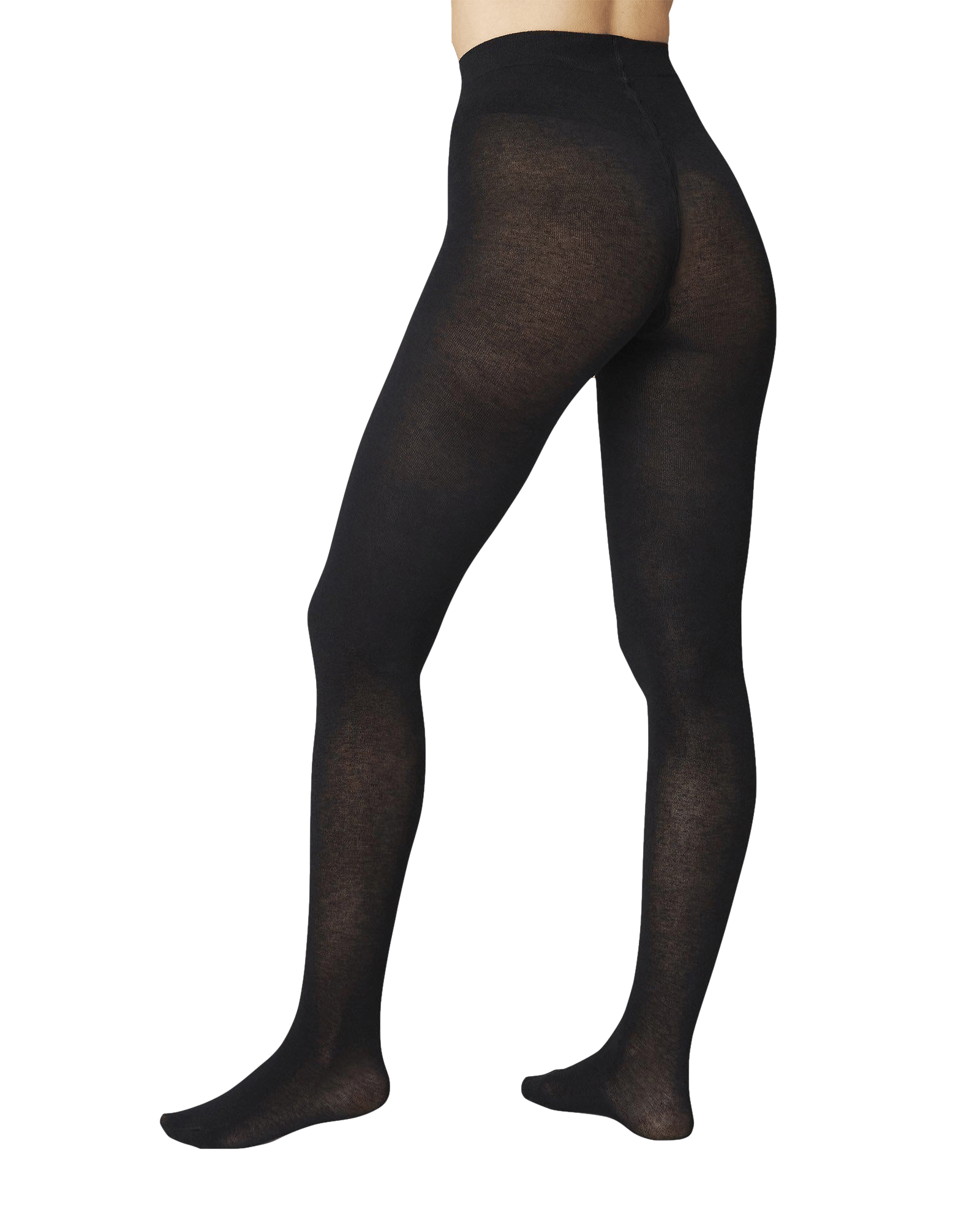 Alice Cashmere Tights in Black made by Swedish Stockings