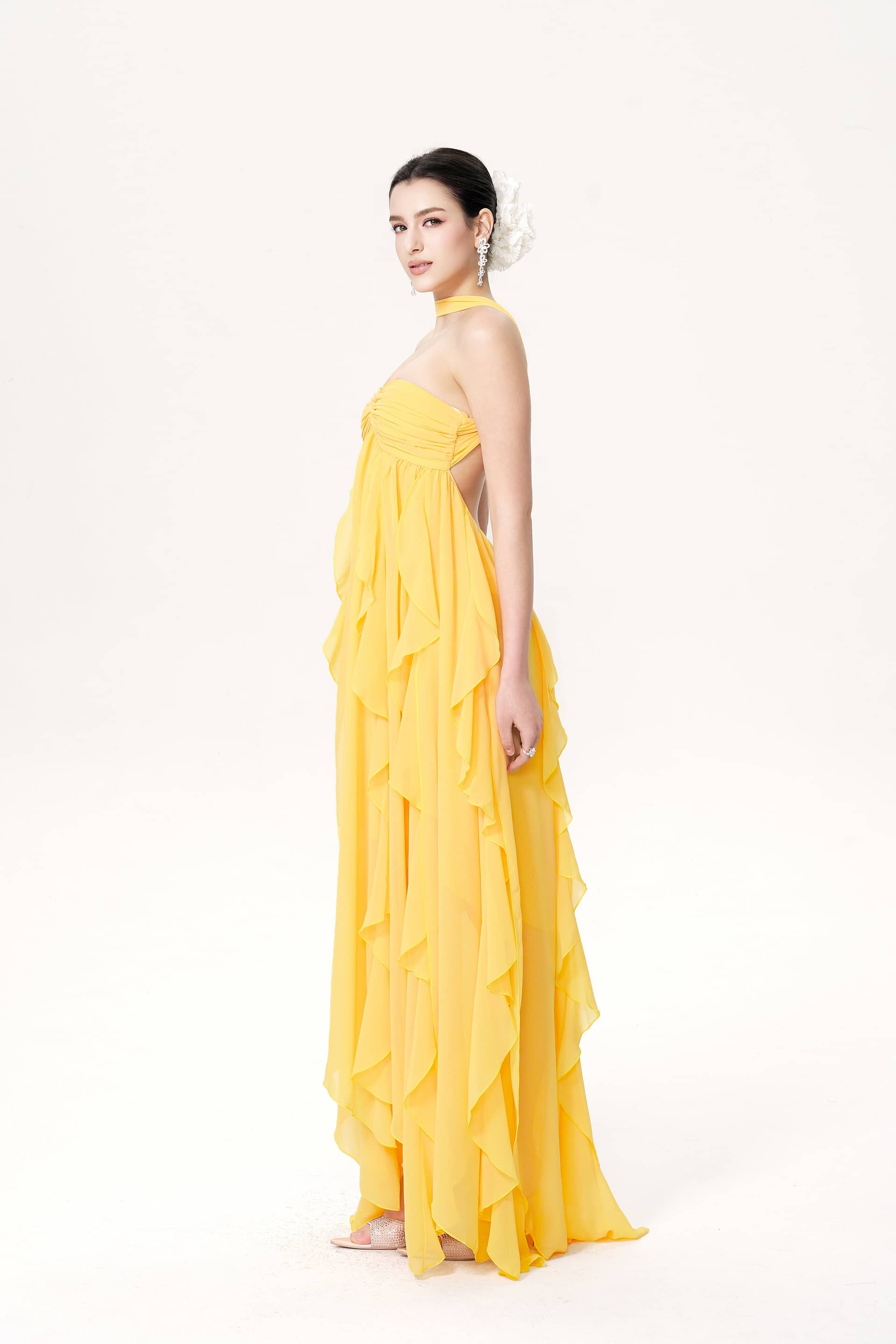 Mariah Dress (Yellow) made by Nana Jacqueline