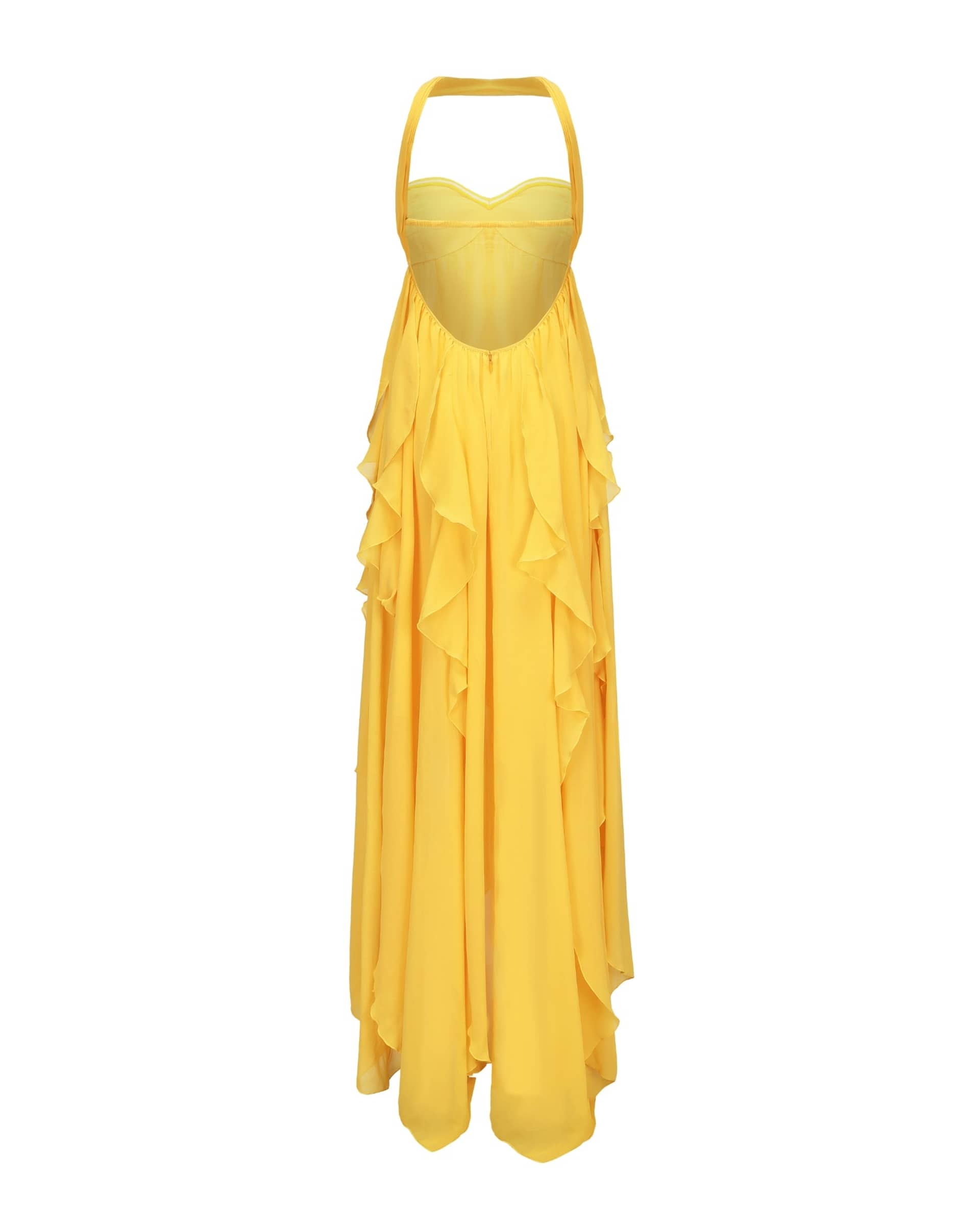 Mariah Dress (Yellow) made by Nana Jacqueline