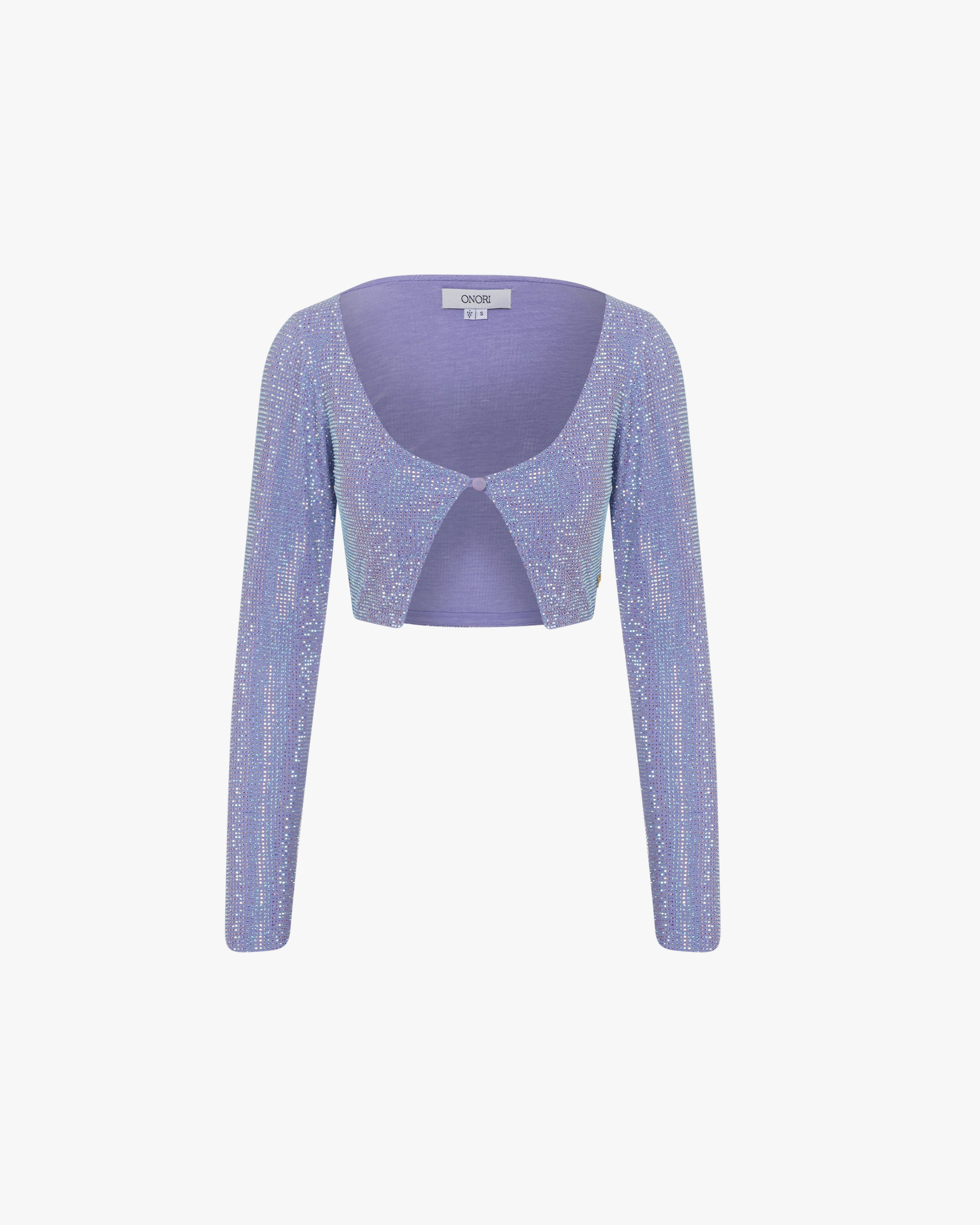 Crystal Cropped Cardigan made by ONORI