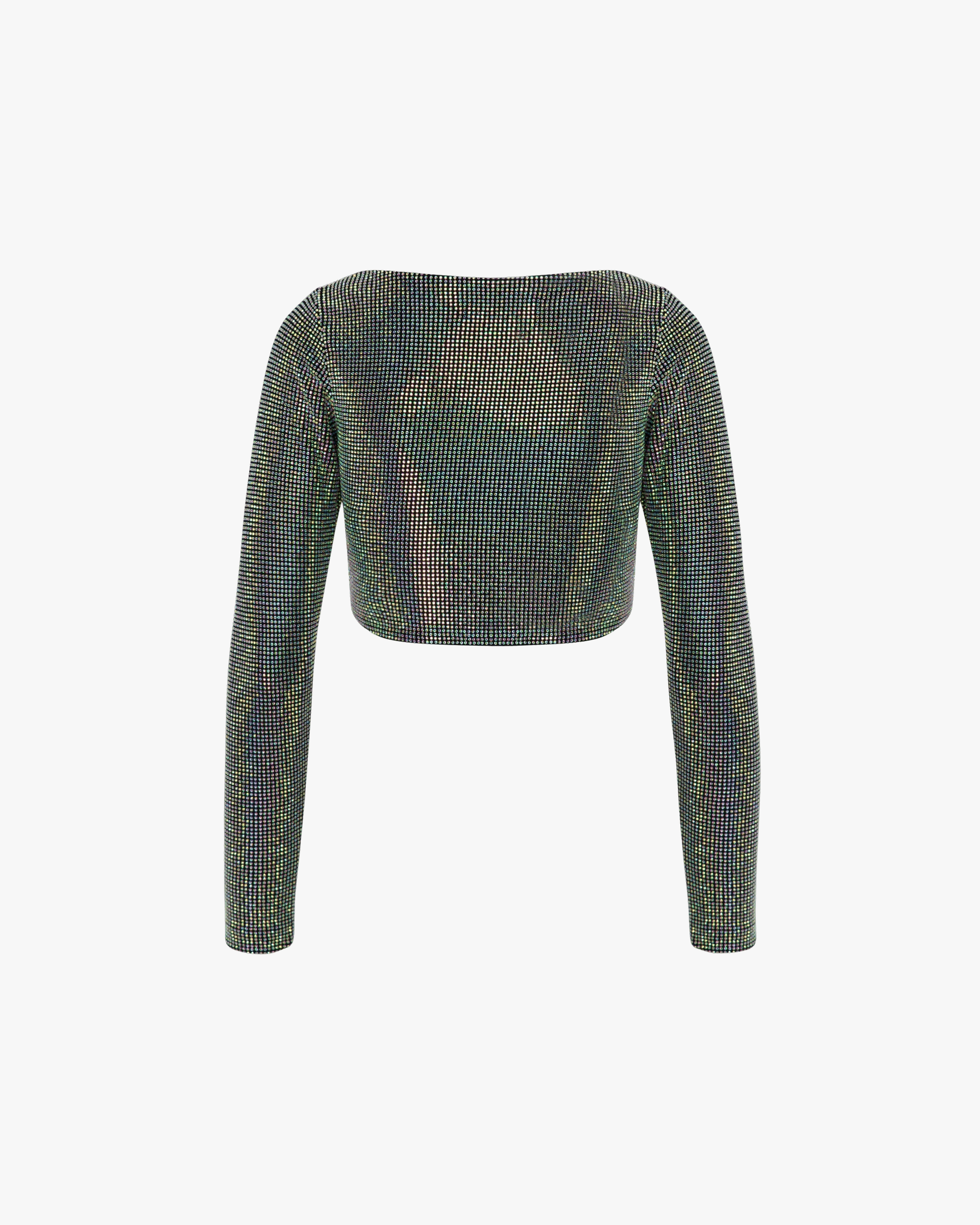 Crystal Cropped Cardigan made by ONORI