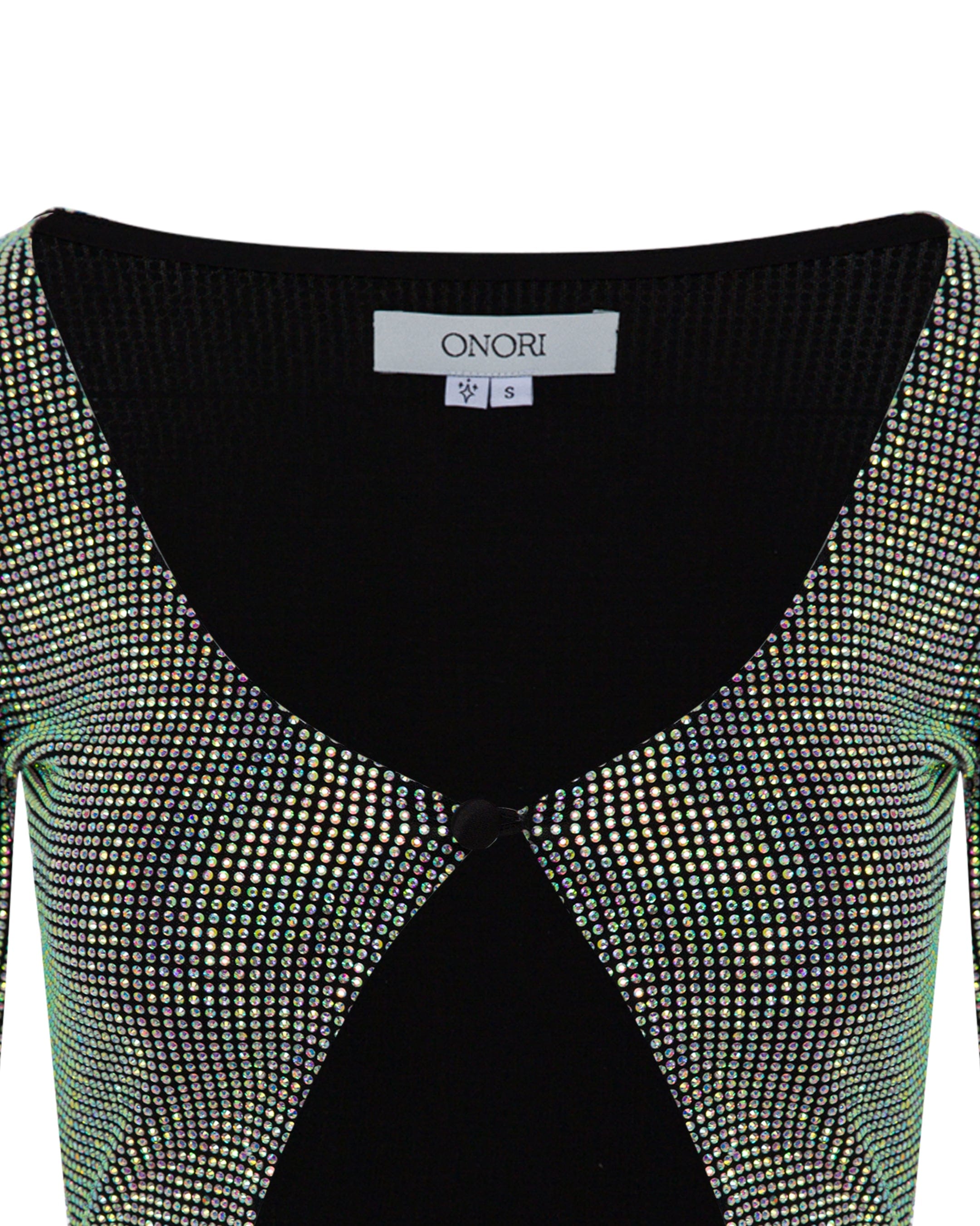 Crystal Cropped Cardigan made by ONORI