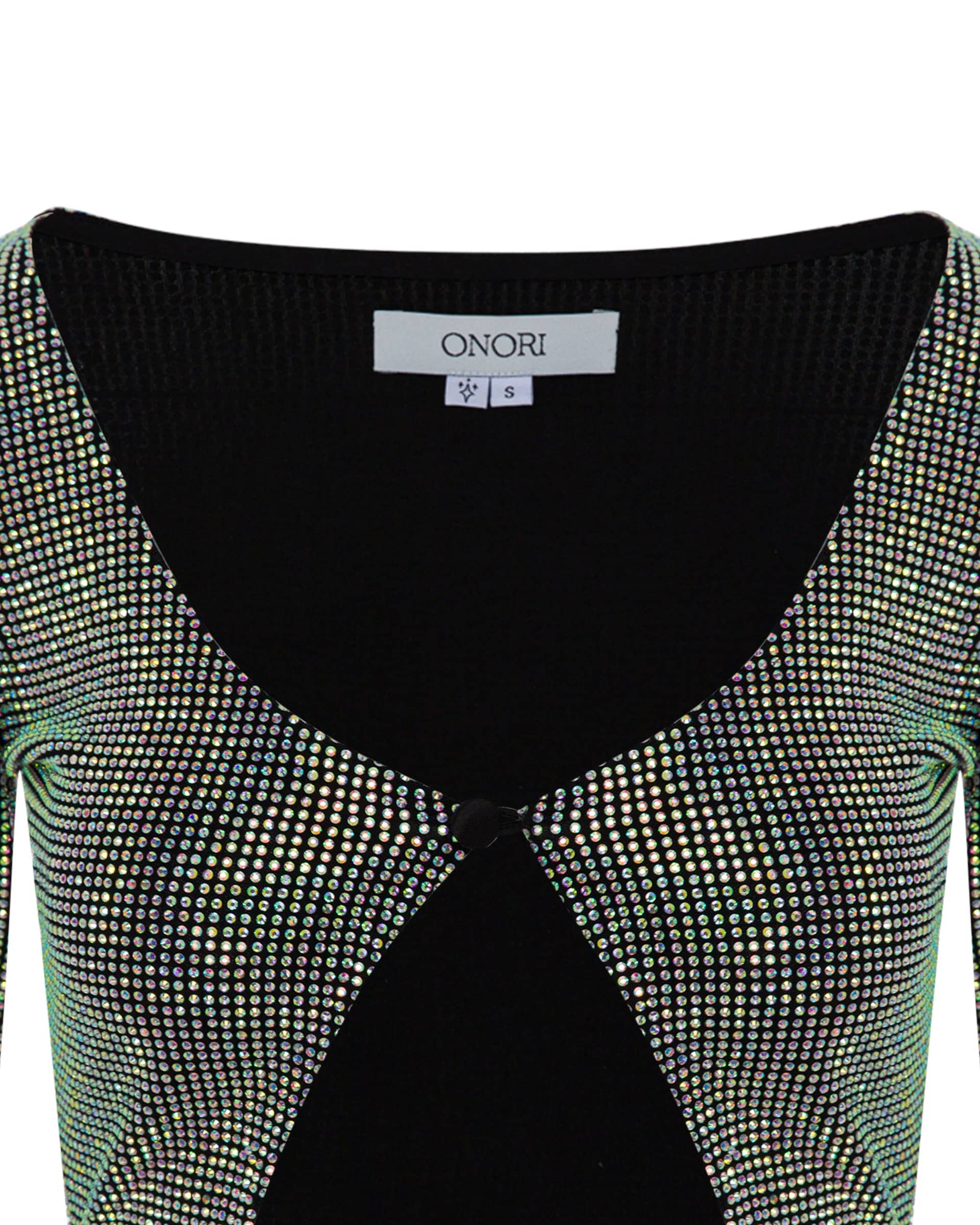 Crystal Cropped Cardigan made by ONORI