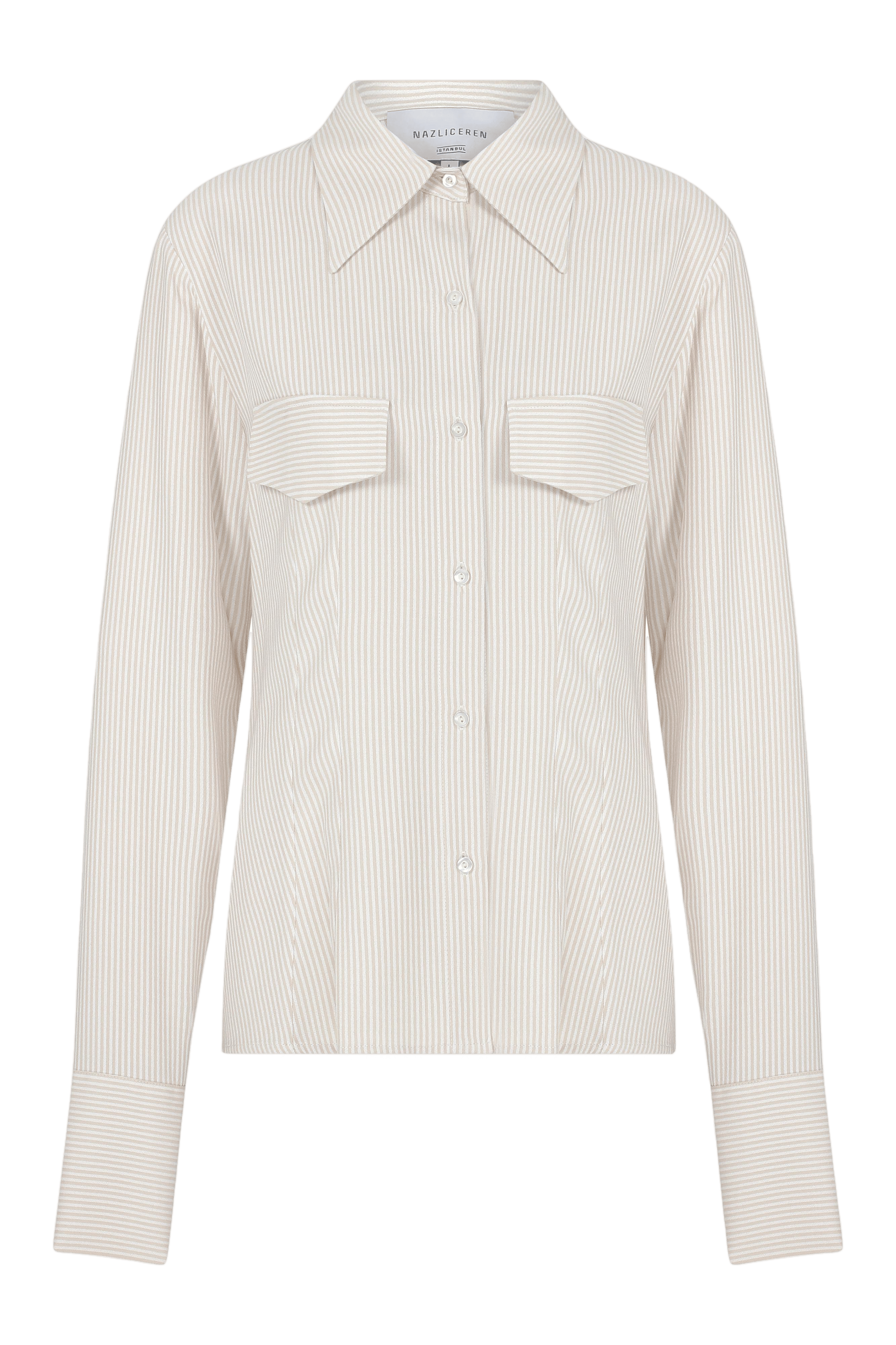 Mena Cuff Detailed Shirt made by Nazli Ceren