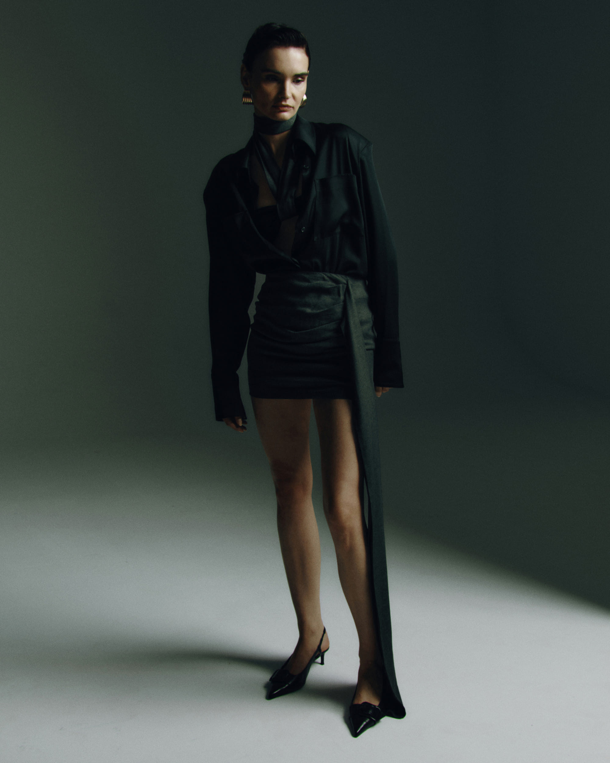 Seagull's Call mini skirt made by Wiktoria Frankowska