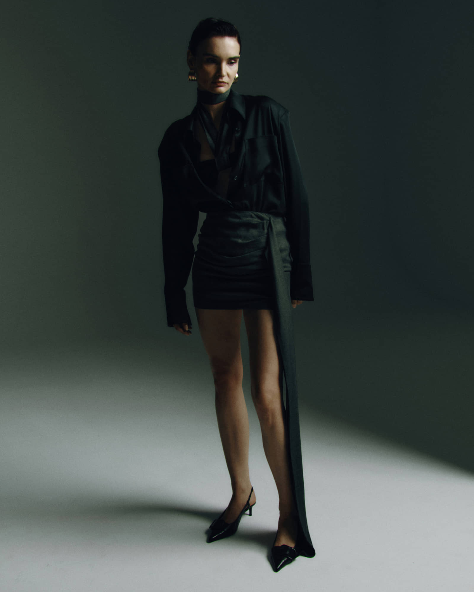 Seagull's Call mini skirt made by Wiktoria Frankowska