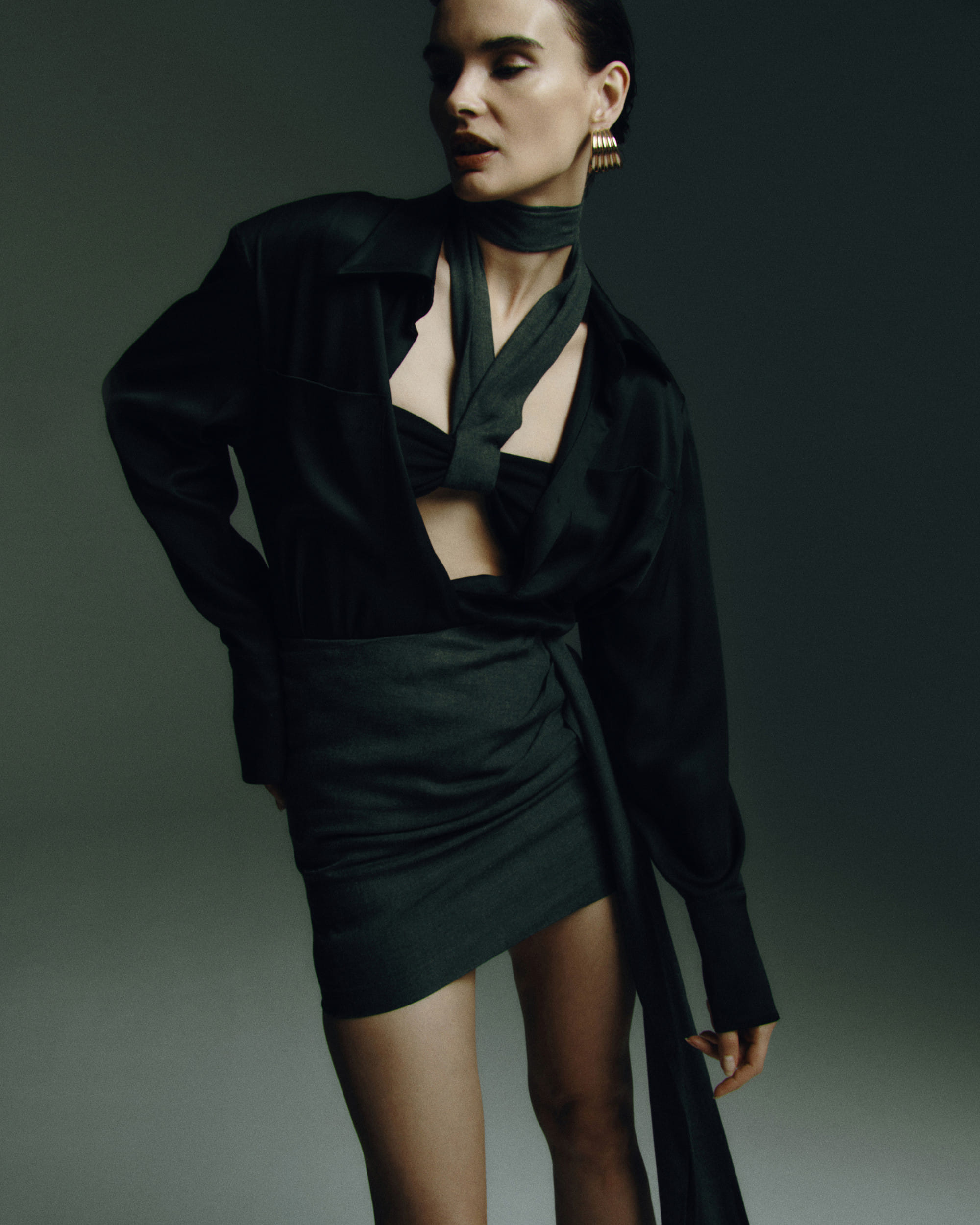 Seagull's Call mini skirt made by Wiktoria Frankowska