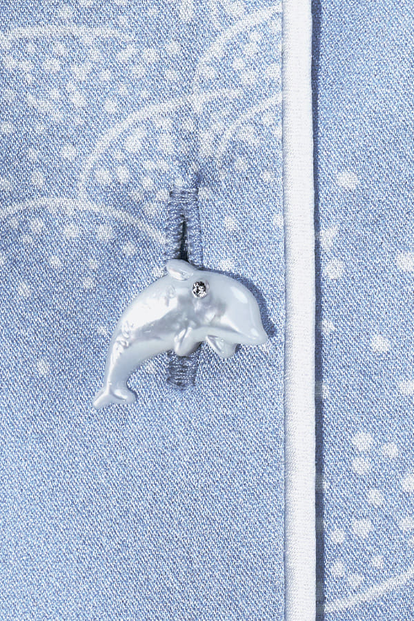 Ocean Blue Kid's Pajama Set made by MANITO