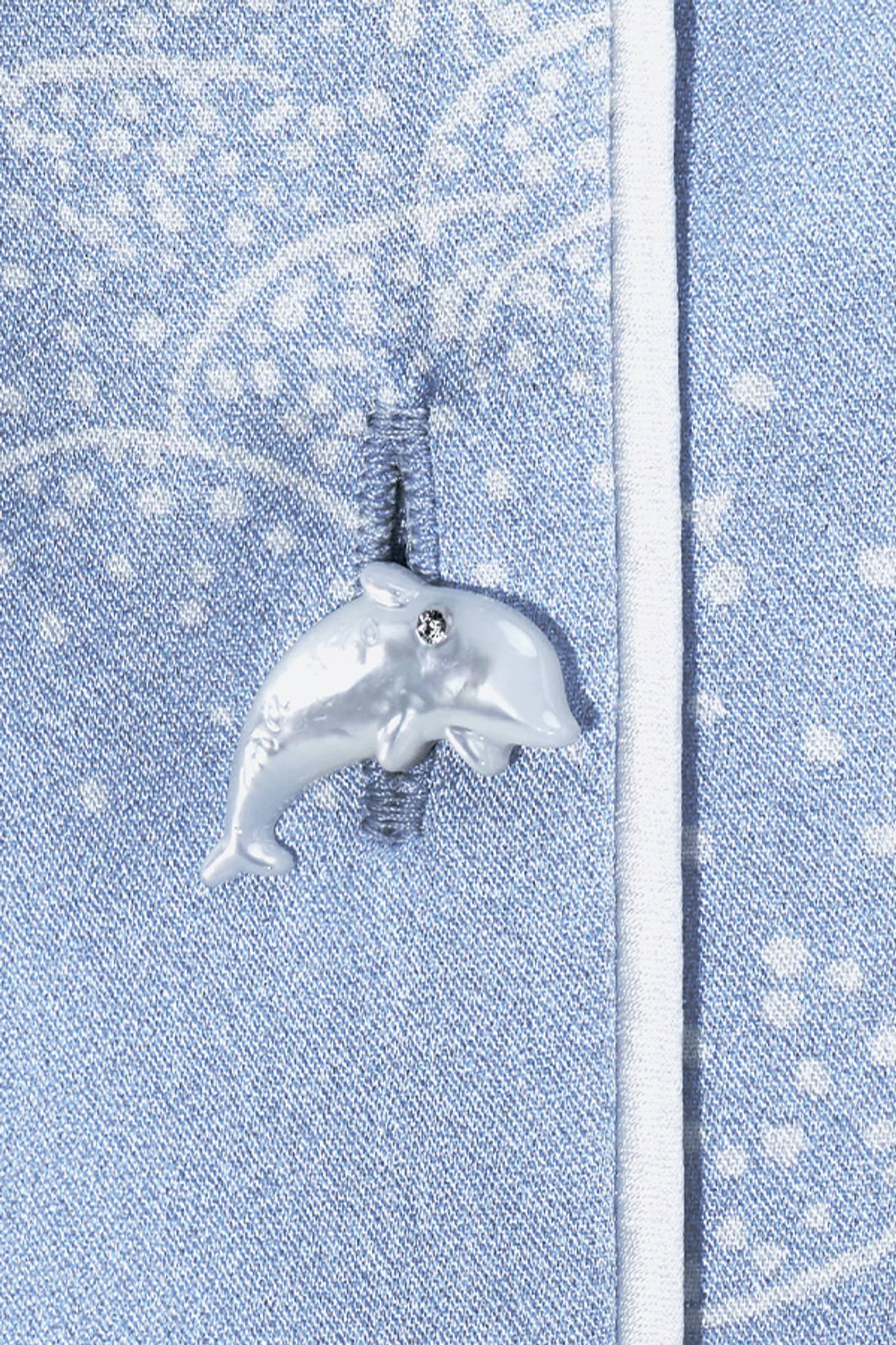 Ocean Blue Kid's Pajama Set made by MANITO