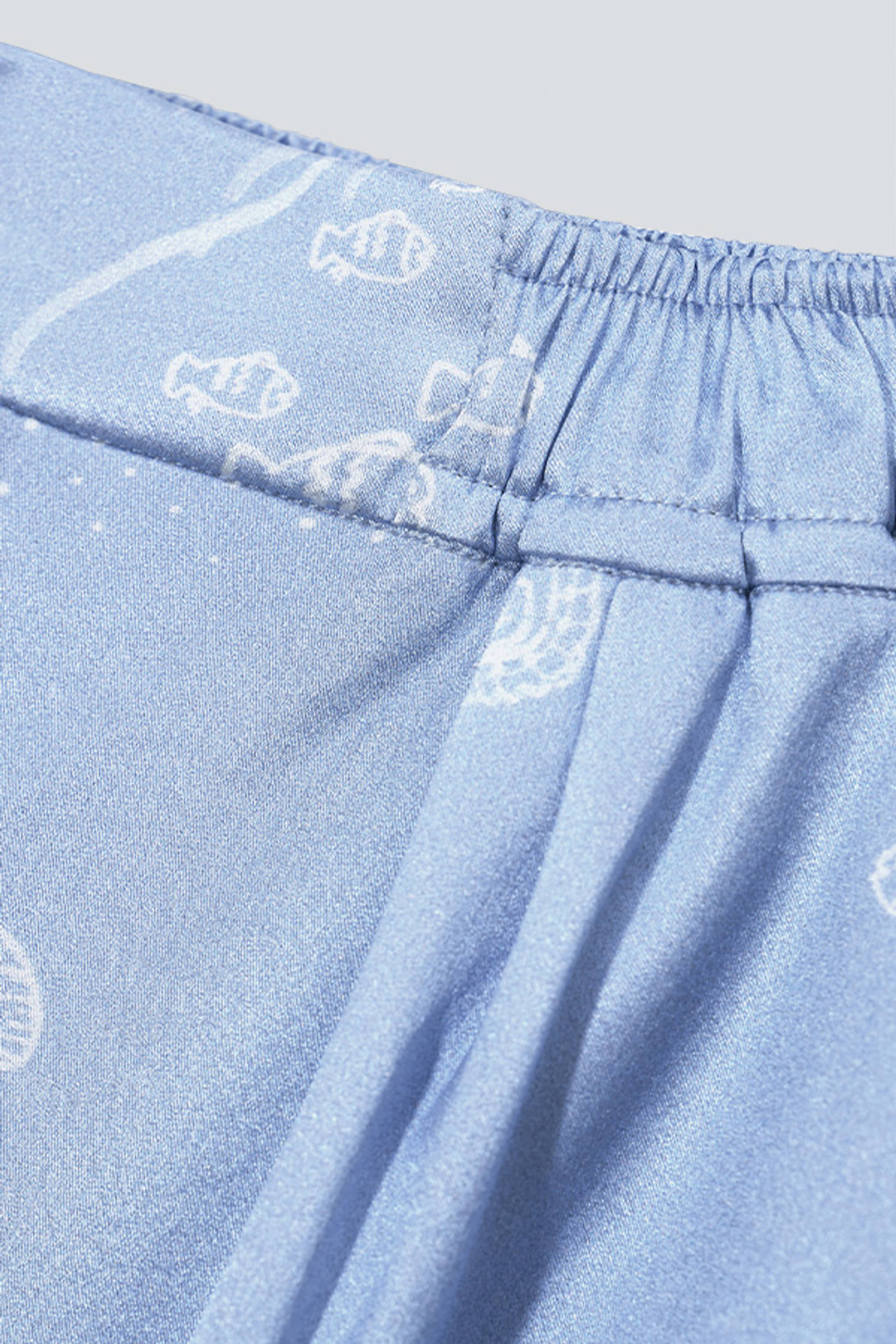 Ocean Blue Kid's Pajama Set made by MANITO