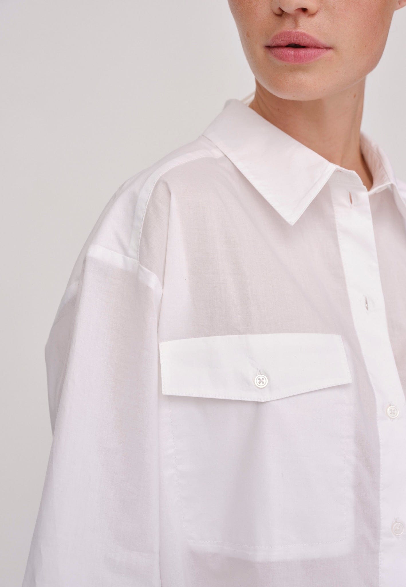 Helle Shirt - White made by HERSKIND