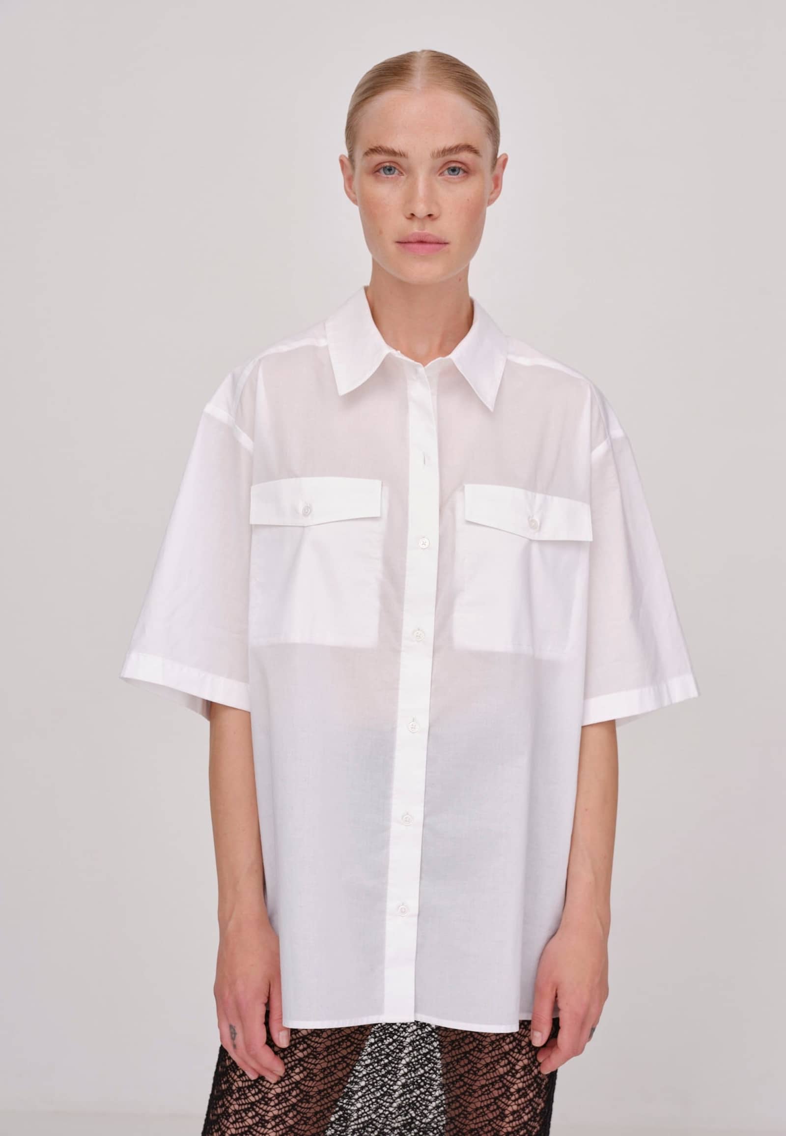 Helle Shirt - White made by HERSKIND