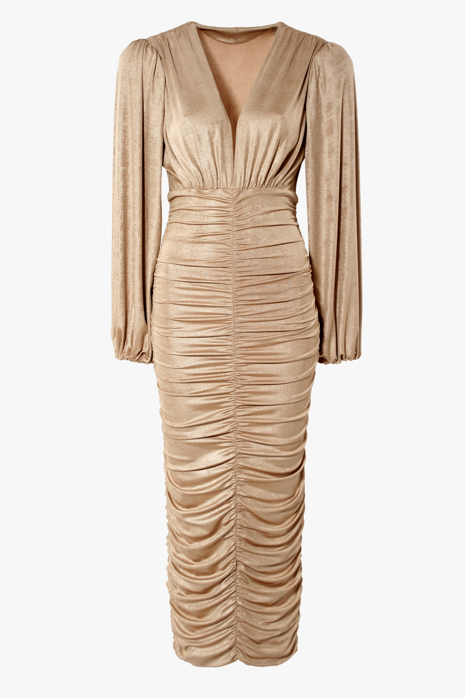 Dress Gloria Gold made by HALEWSKI