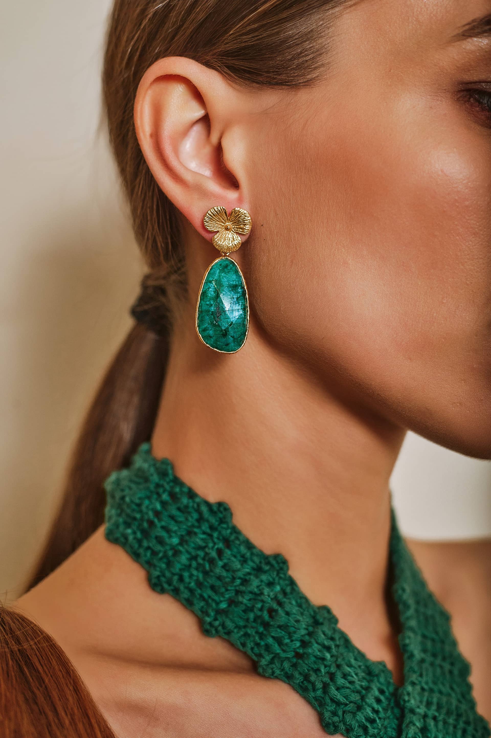 Emma Earrings made by Decolet The Label