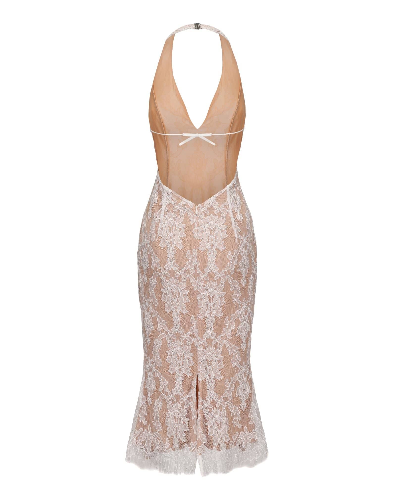 Fiona Dress (White Lace) made by Nana Jacqueline