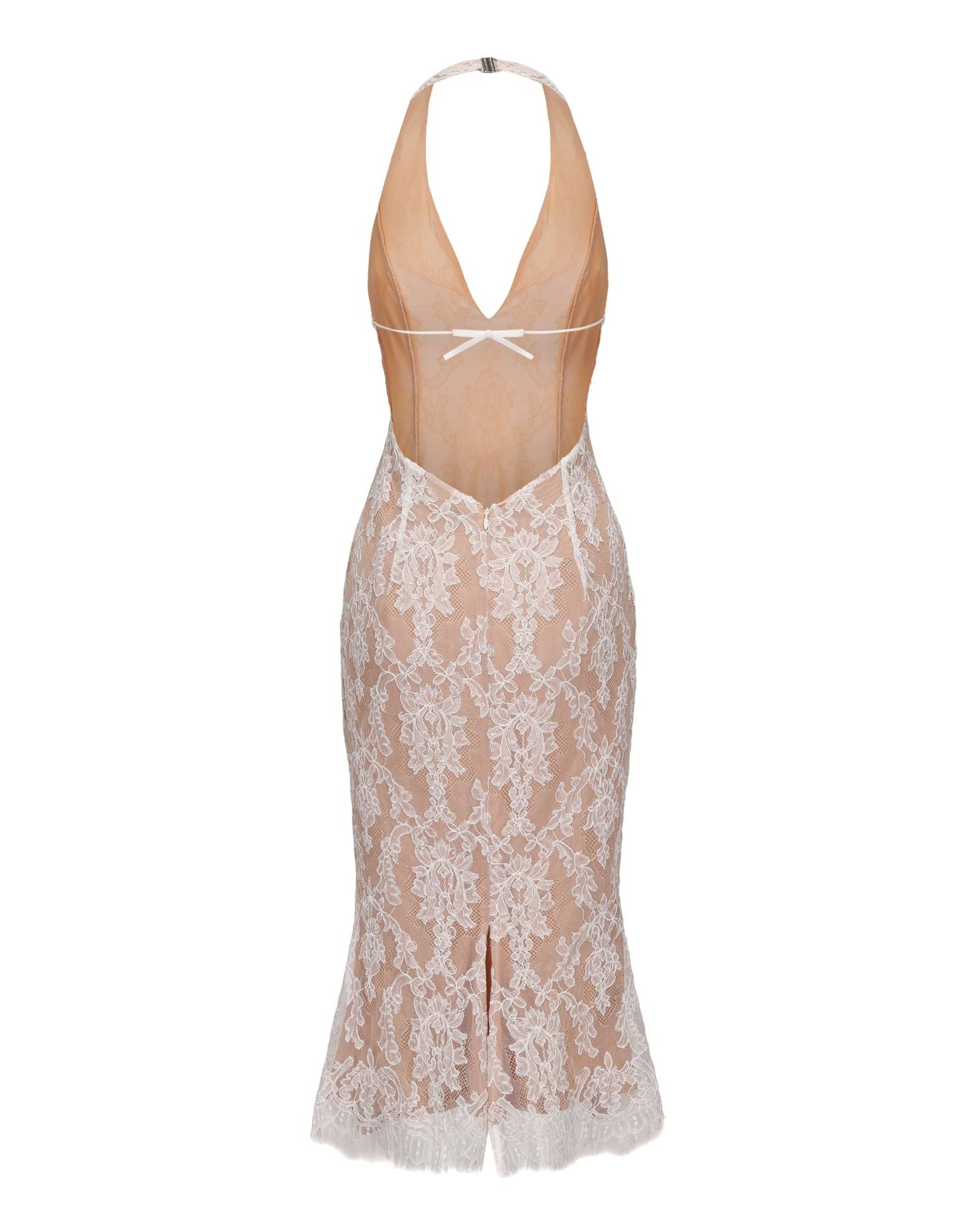 Fiona Dress (White Lace) made by Nana Jacqueline