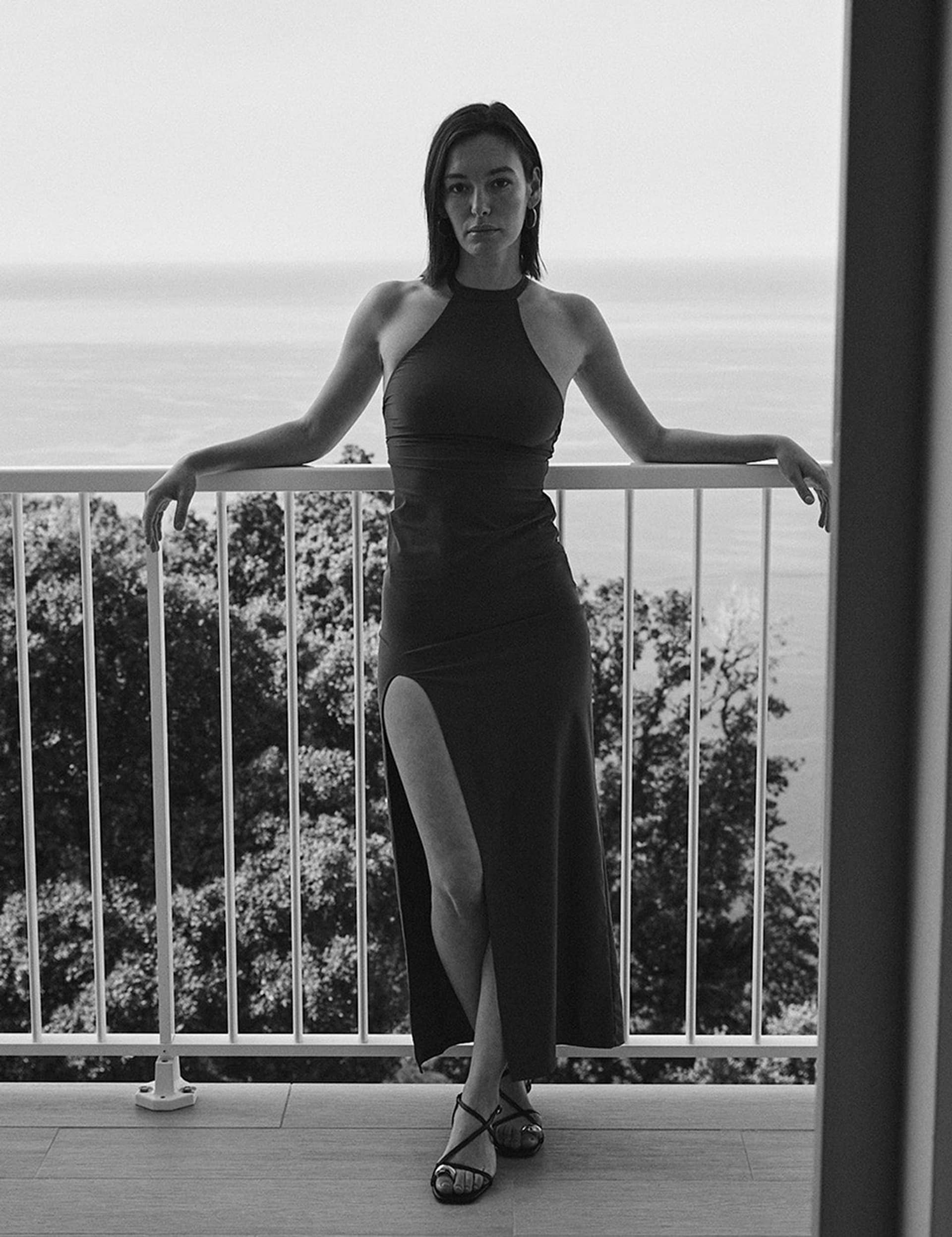 OLIVIA - MAXI DRESS GREEN made by 710 Studio