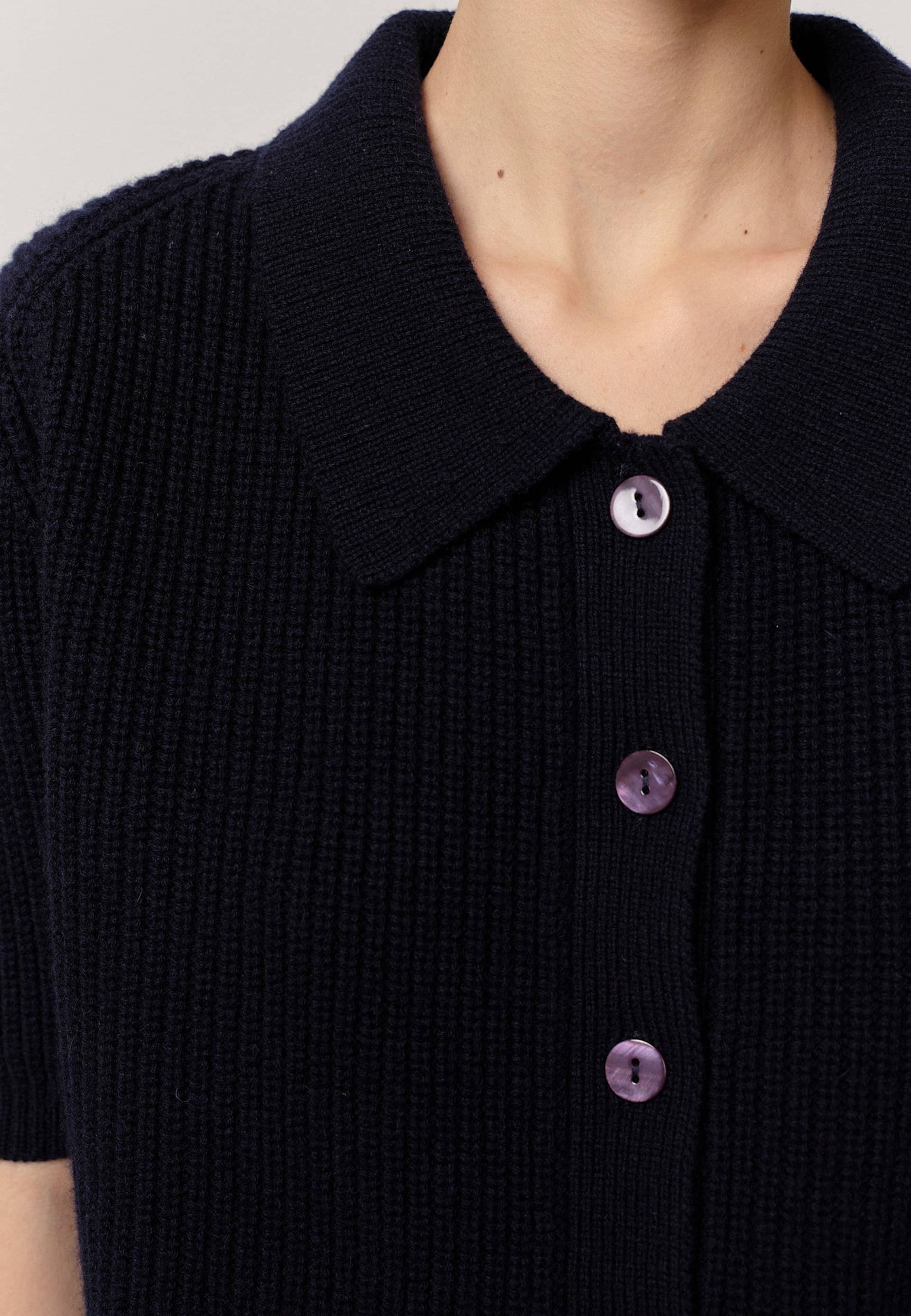 Aria Knit Cardigan - Navy made by HERSKIND