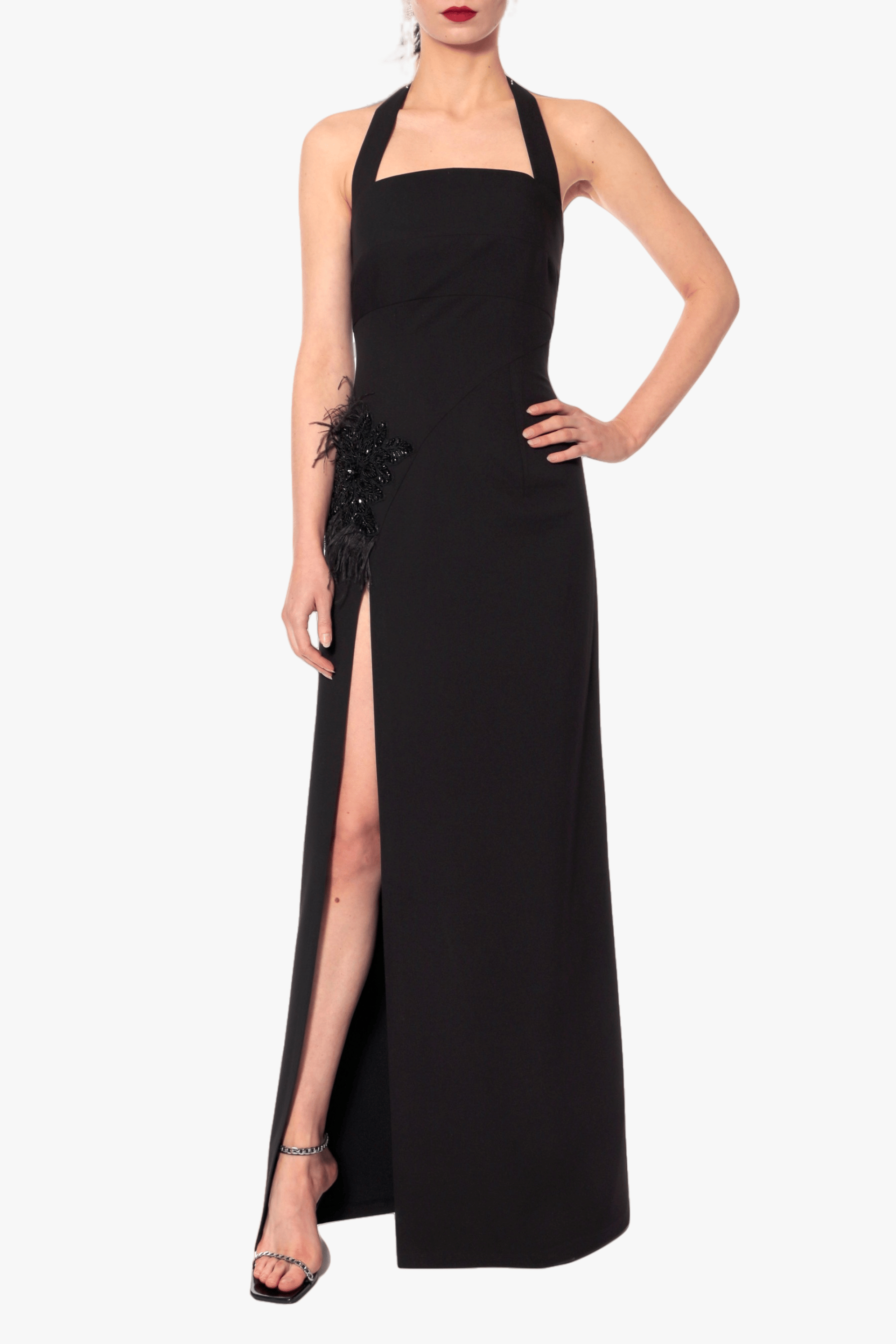 Dress Lizzie Parisian Night in Black made by HALEWSKI