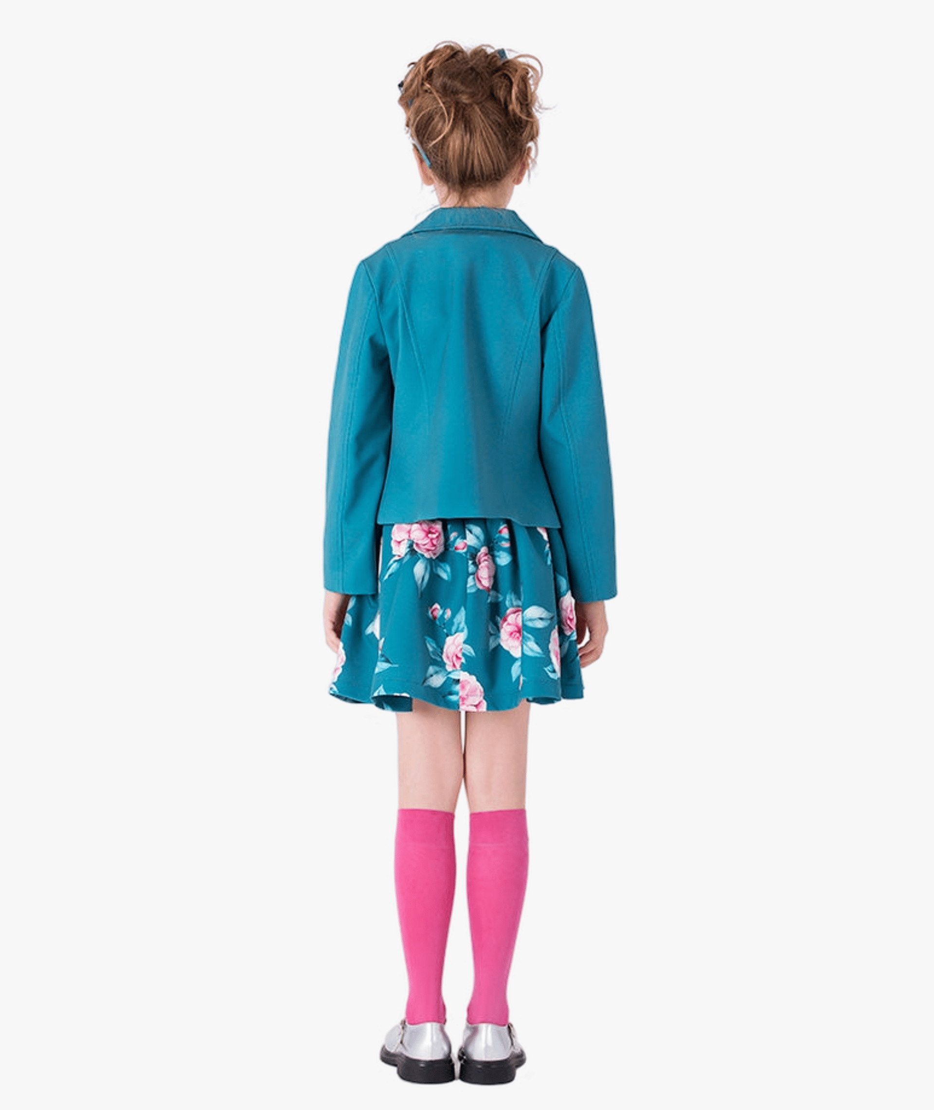 Classic Buttoned Girls Jacket made by Mama Luma