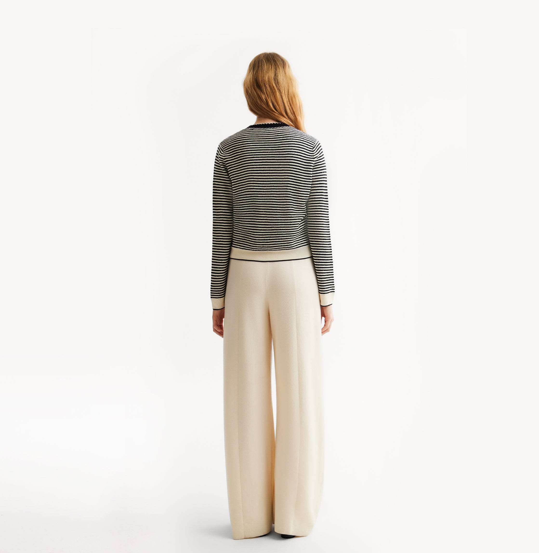 MULTICOLOR STRIPED CARDIGAN made by CRUSH Collection