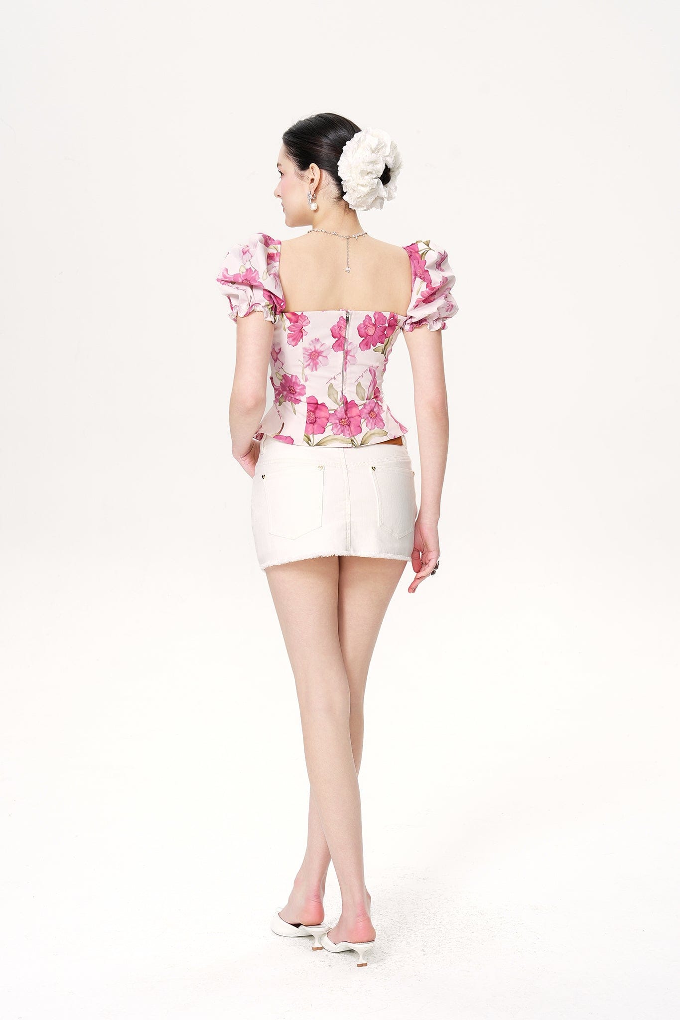 Esmeralda Top (Pink) made by Nana Jacqueline