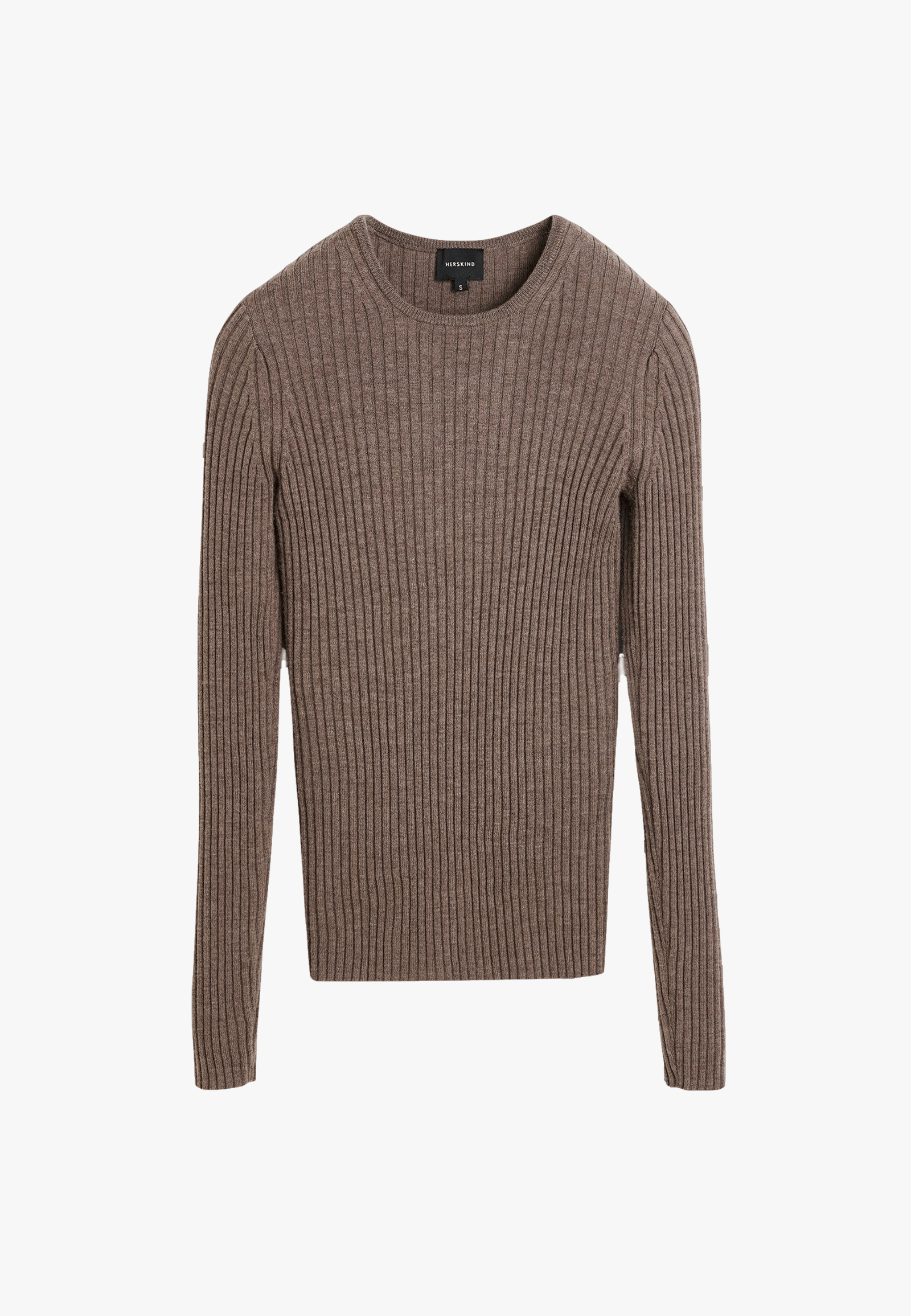 Camb Blouse Merino Wool - Earth made by HERSKIND